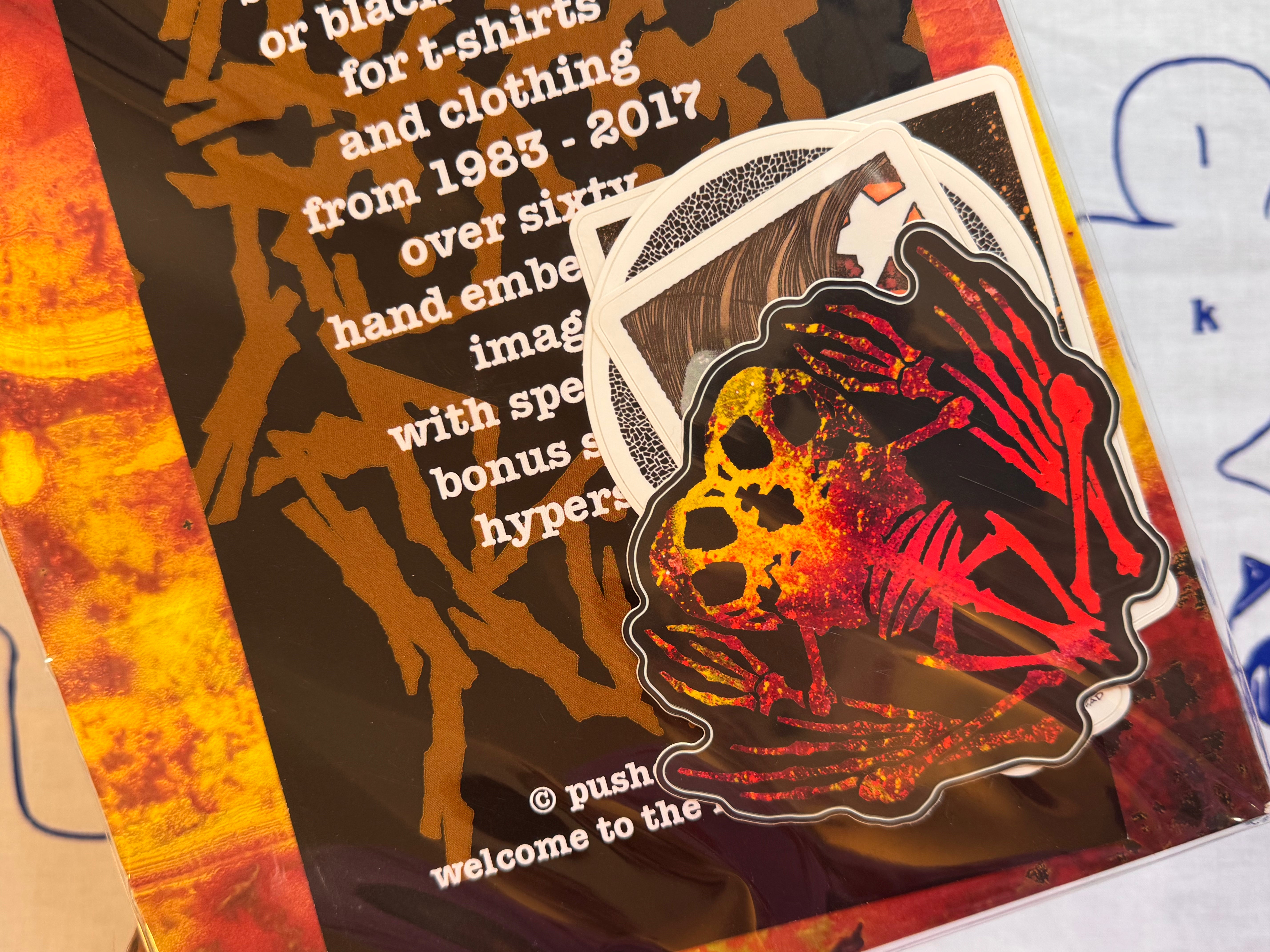 SIGNED HYPERSTOIC Curtain Rail (2026) by Pushead SEALED