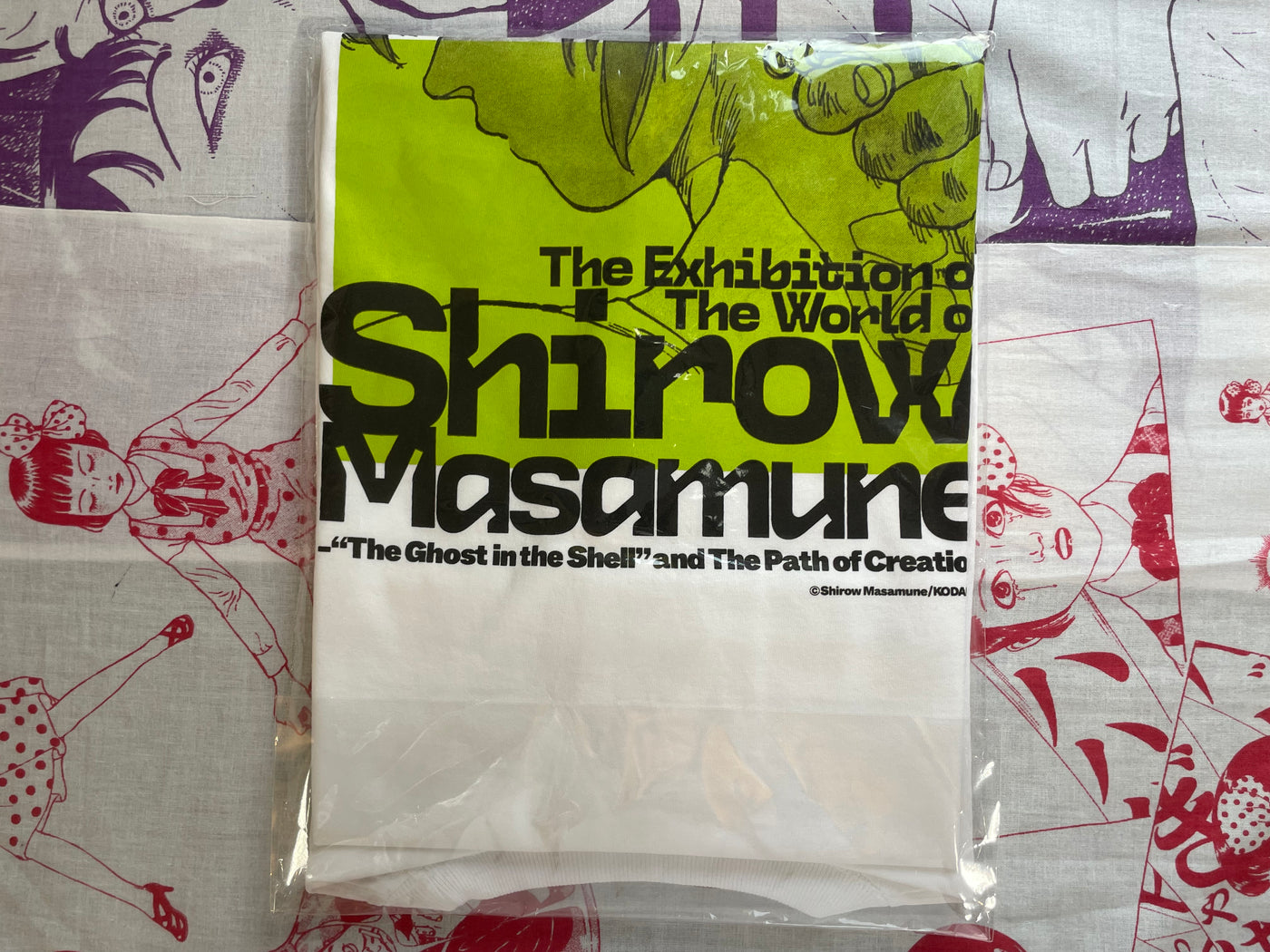 Shirow Masamune Exhibition Catalog XL T-Shirt (White)