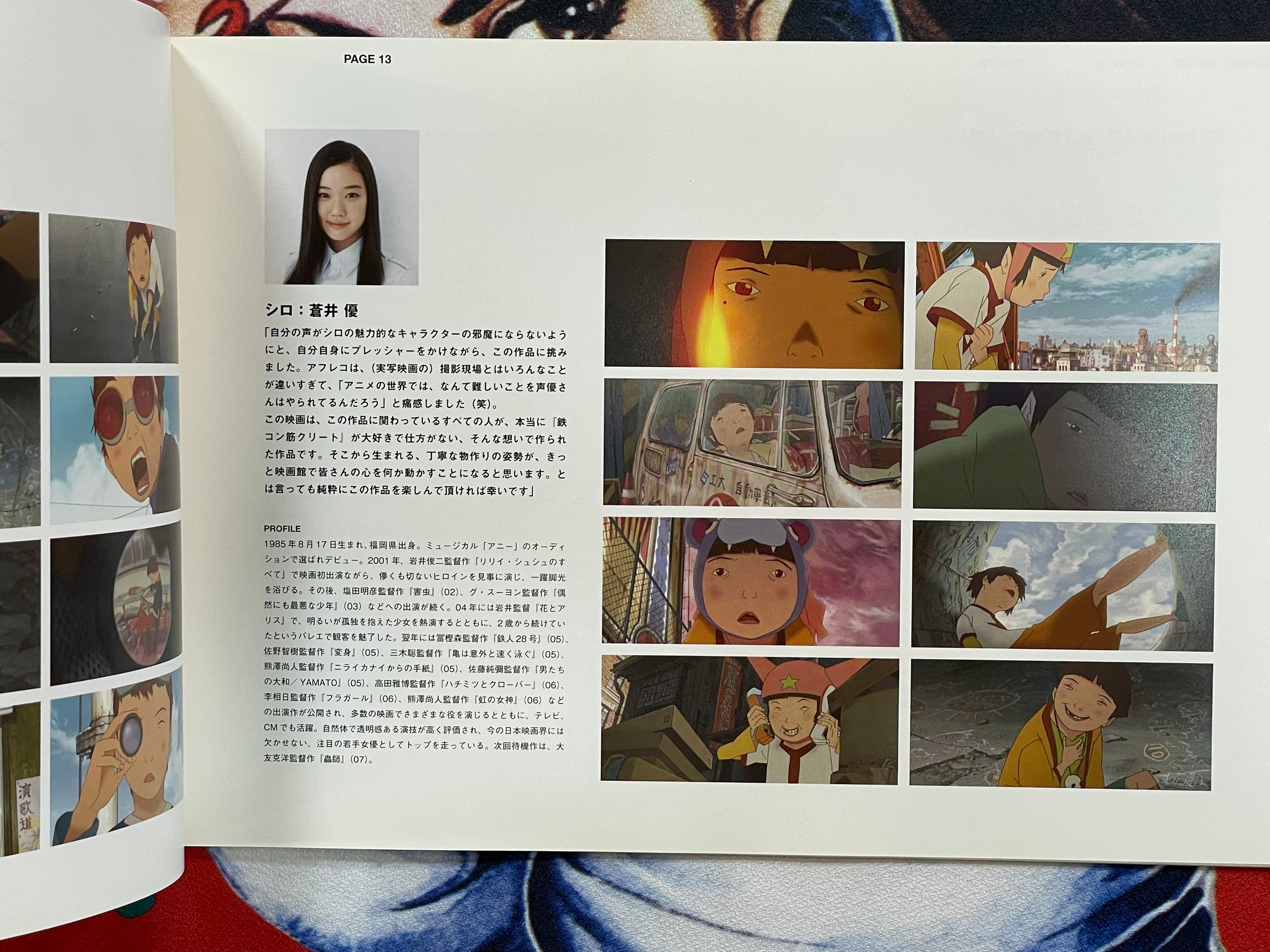 Tekkonkinkreet Movie Pamphlet by Taiyo Matsumoto