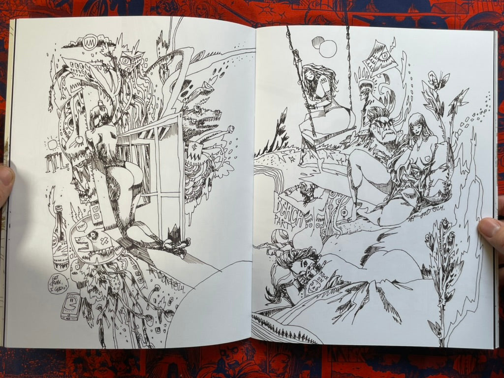 Jim Mahfood The Ballpoint Slayer Vol. 2 X Japan Book Hunter 3/3 Limited (2025)