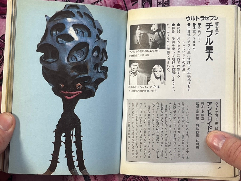 Ultra Seven Kaiju Encyclopedia: All Monsters Album - Pocket Edition by Asahi Sonorama Publishing (1985)