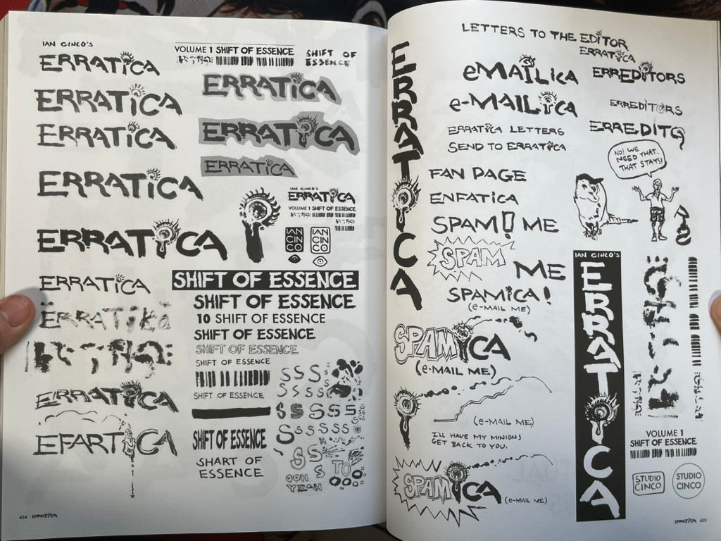 Erratica Volume 1: Shift of Essence by Ian Cinco (2019)