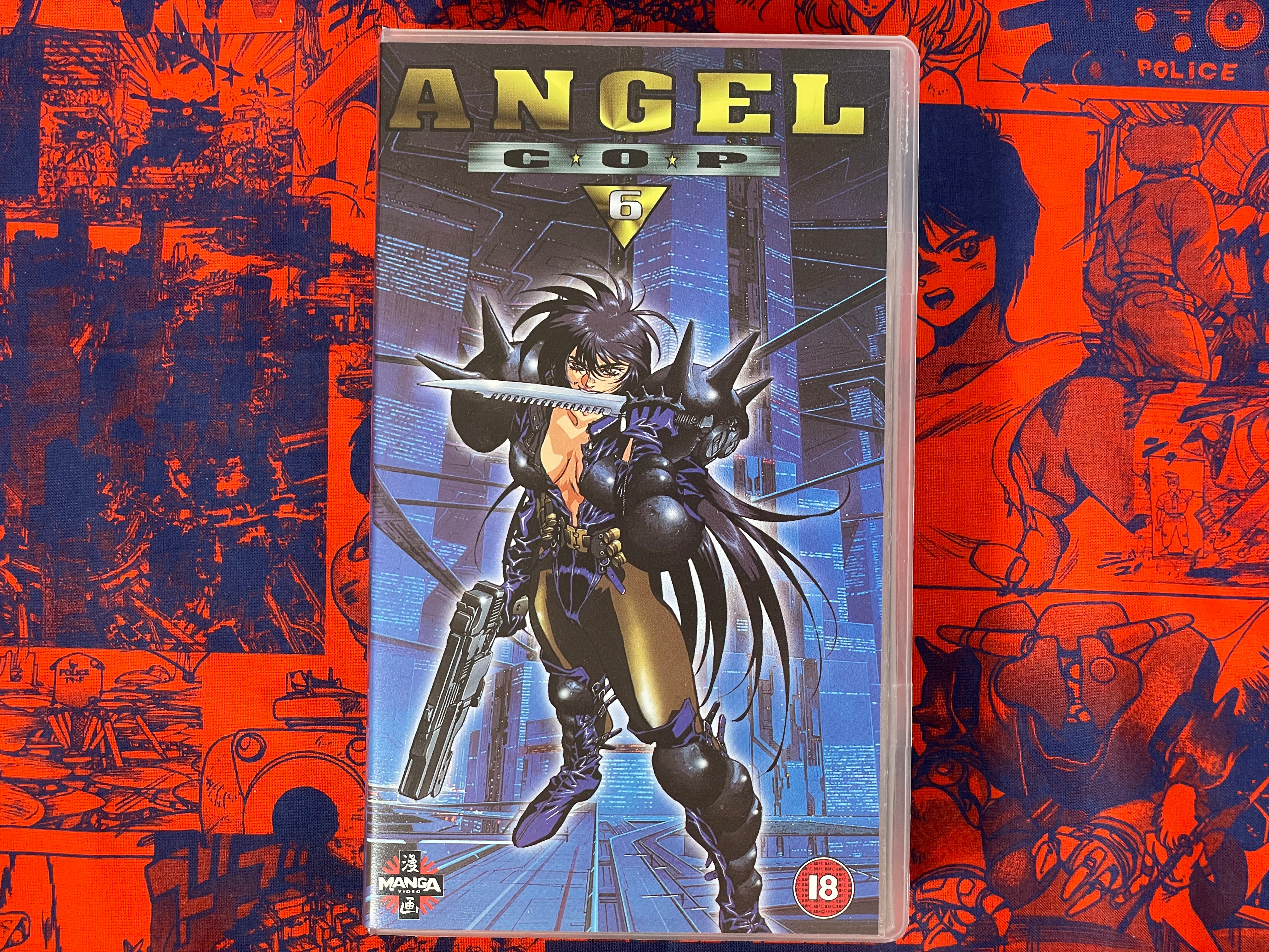 Angel Cop 1 & 6 VHS (PAL)