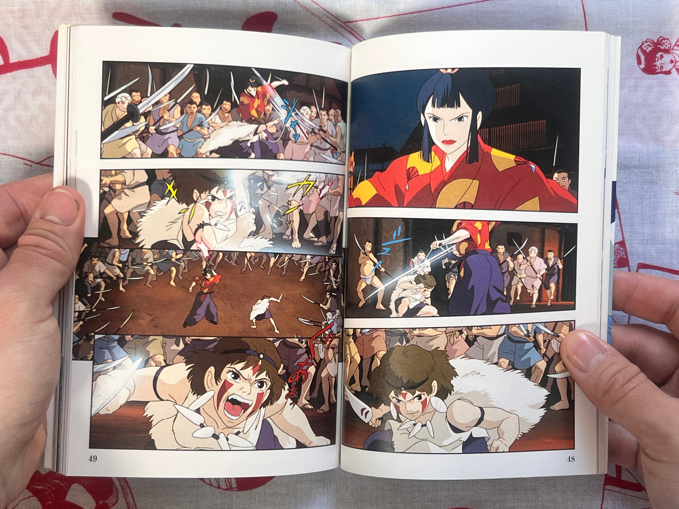 Princess Mononoke (Film Comics Series) 1-4 Complete Set by Hayao Miyazaki (1989)
