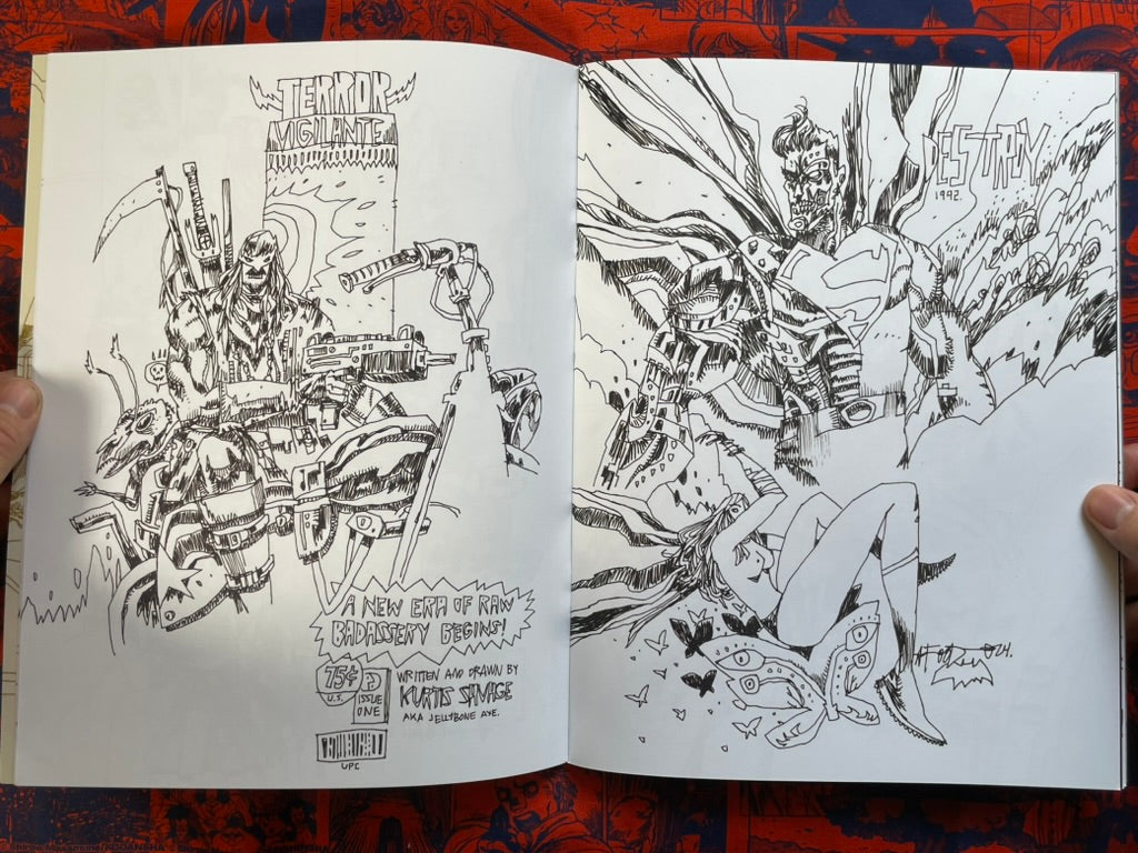 Jim Mahfood The Ballpoint Slayer Vol. 2 X Japan Book Hunter 3/3 Limited (2025)