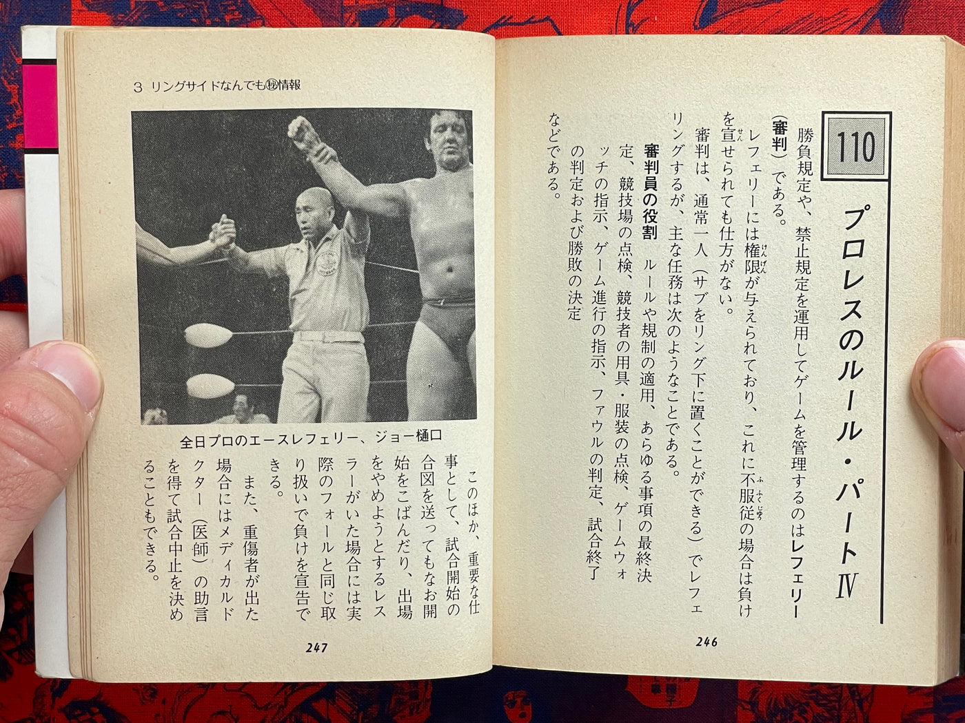 Pro Wrestling Everything Professor - bunko sized by Morioka Riu (1982)