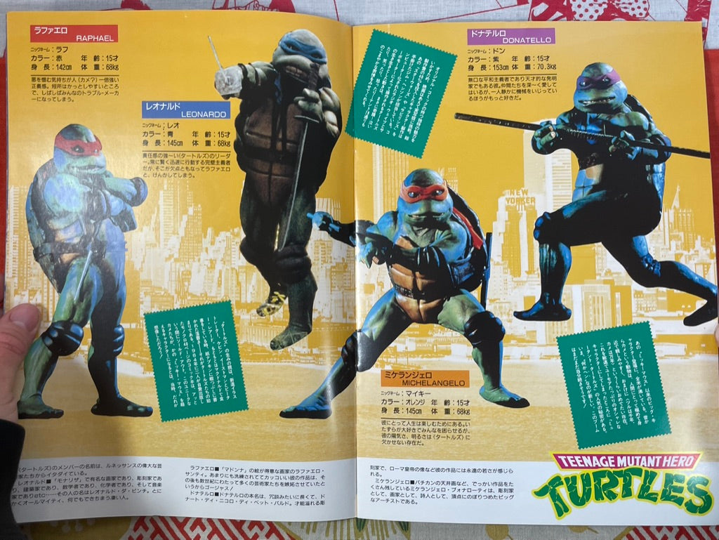 Movie Pamphlet: TMNT (1991)