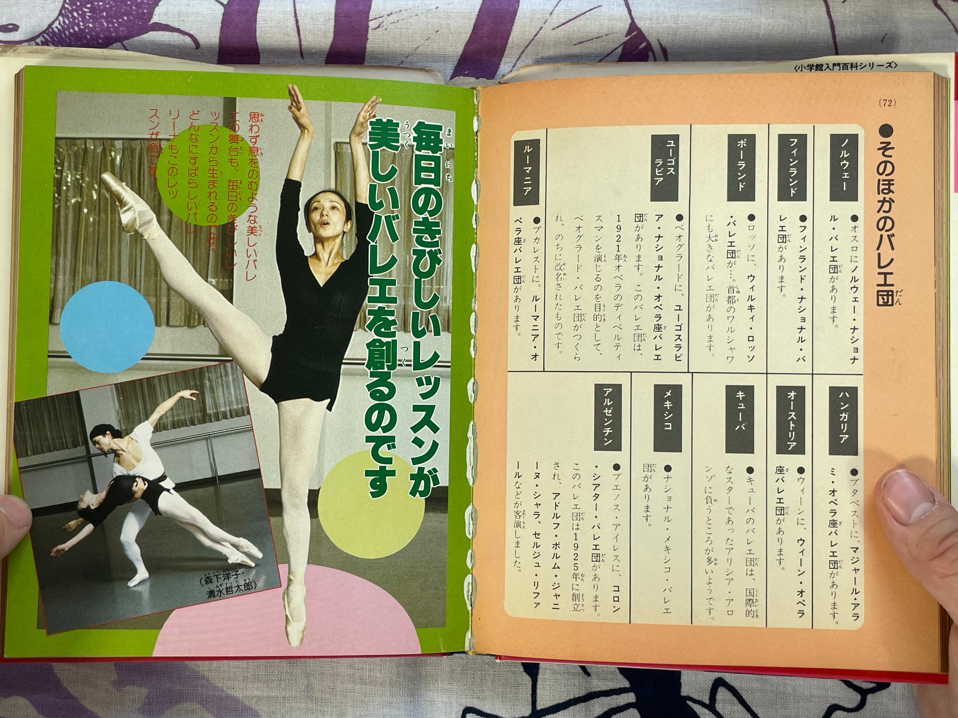 Mini Lady Encyclopedia: Introduction to Ballet #94 by Shogakukan (1980)