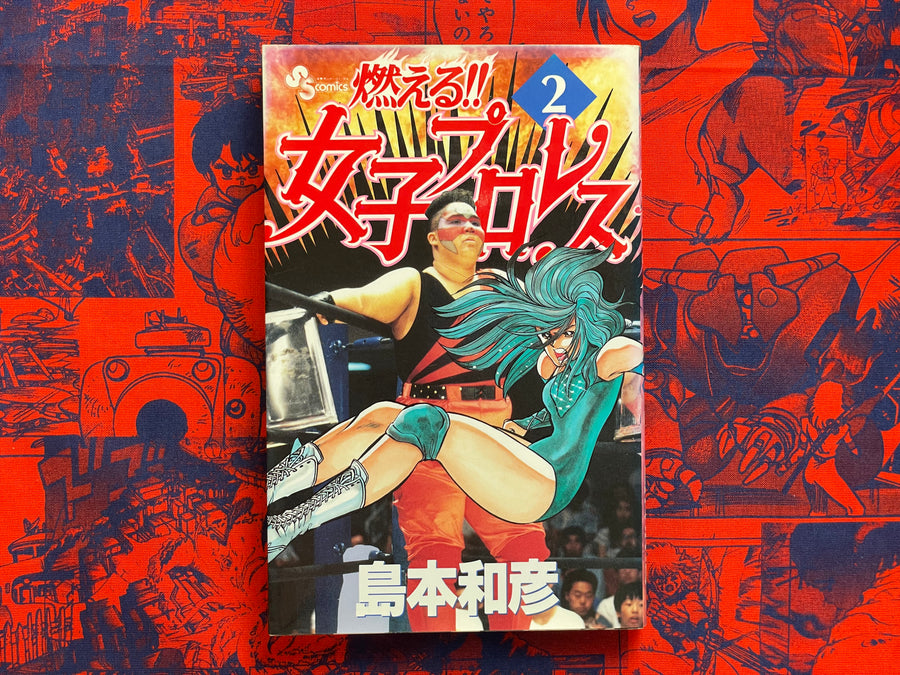 Burning!! Women Pro Wrestling Vol. 1-3 by Shimamoto Kazuhiko (1993)