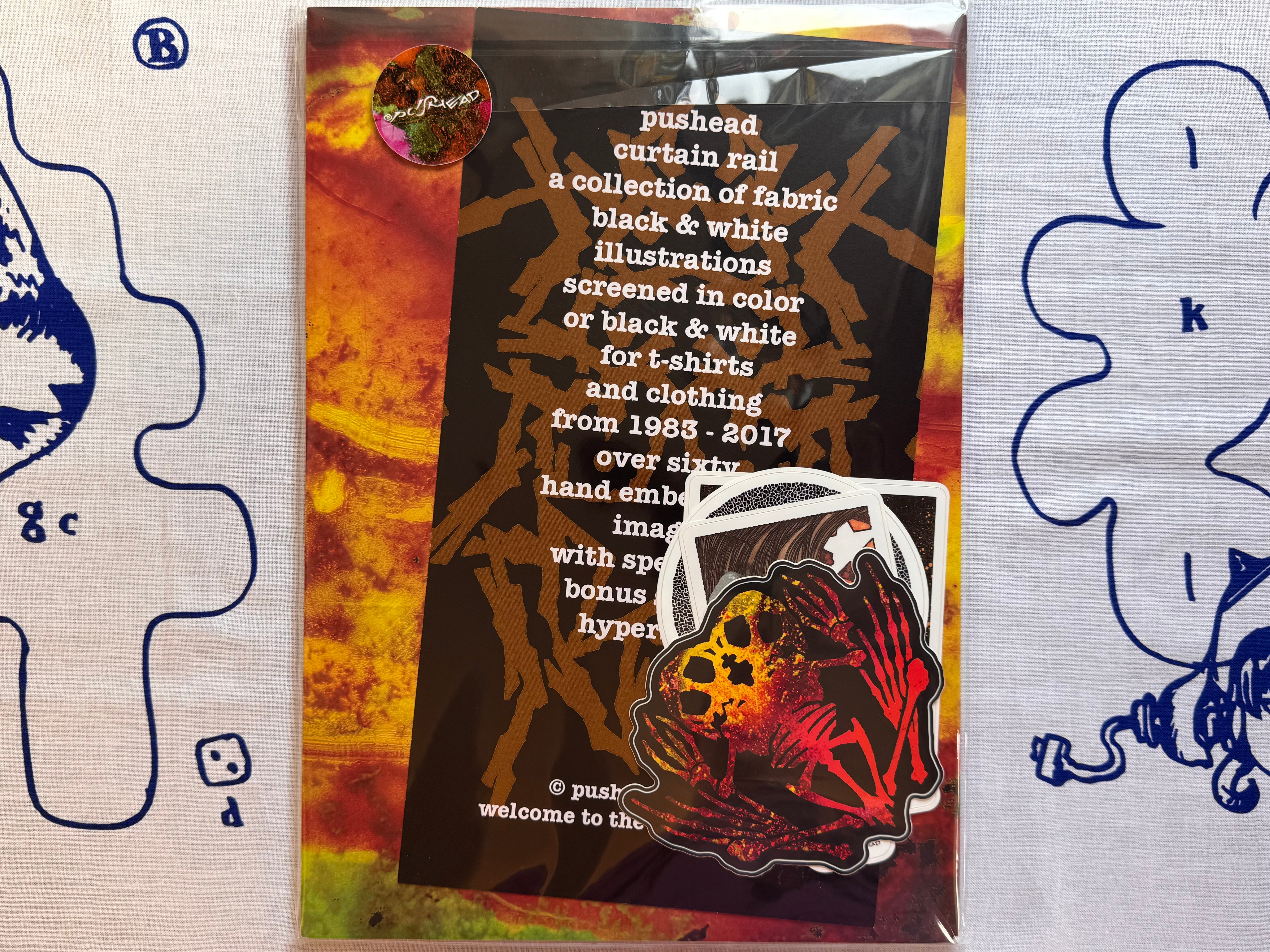 SIGNED HYPERSTOIC Curtain Rail (2026) by Pushead SEALED