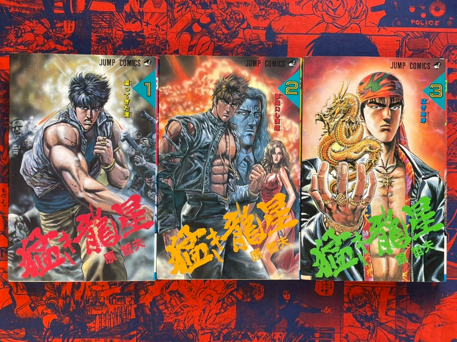 Fierce Dragon Star 1-3 Full Set by Tetsuo Hara (1995)
