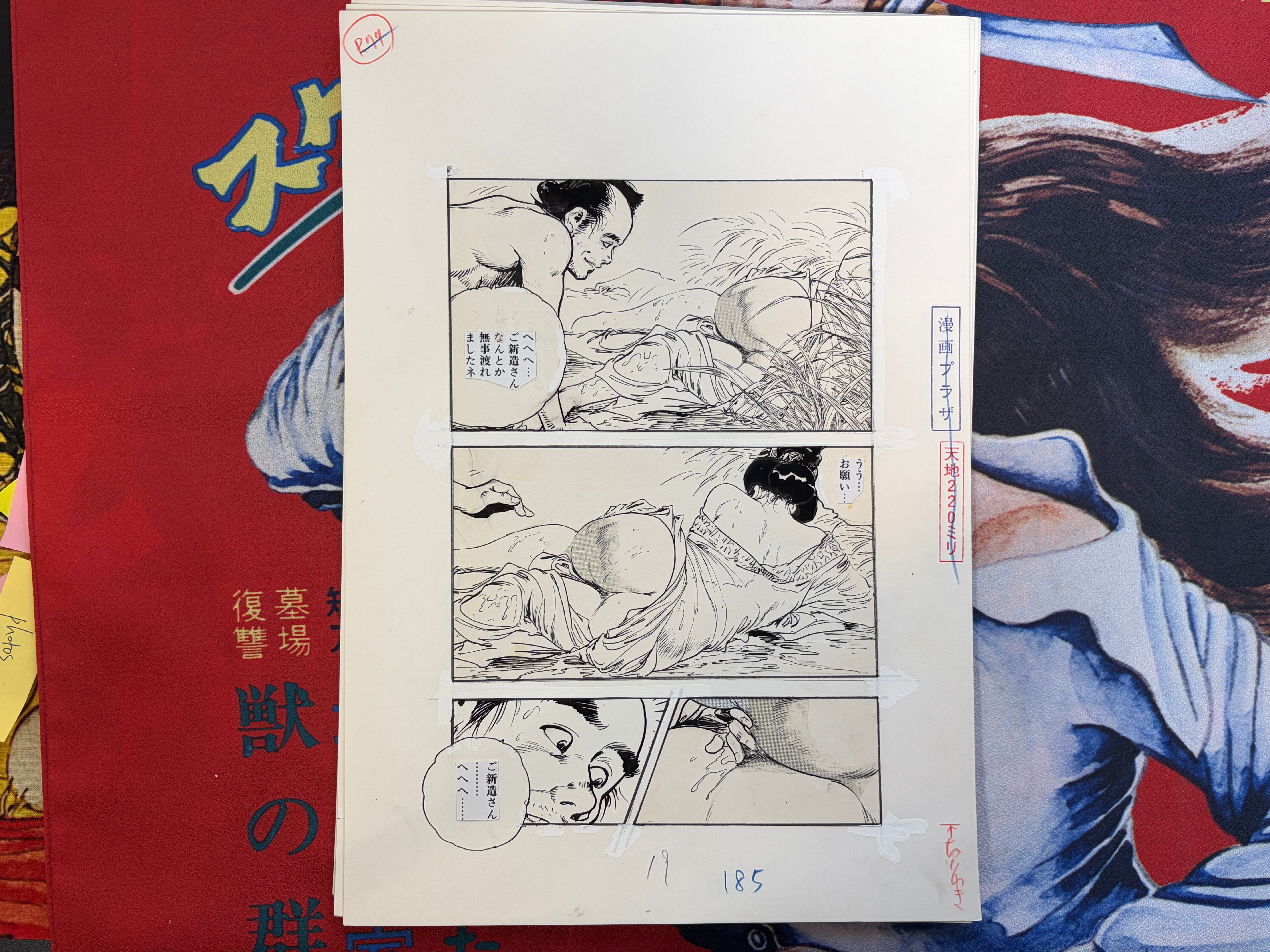 Ken Tsukikage Genga Artwork (Set of 22 Pages) - COE Included