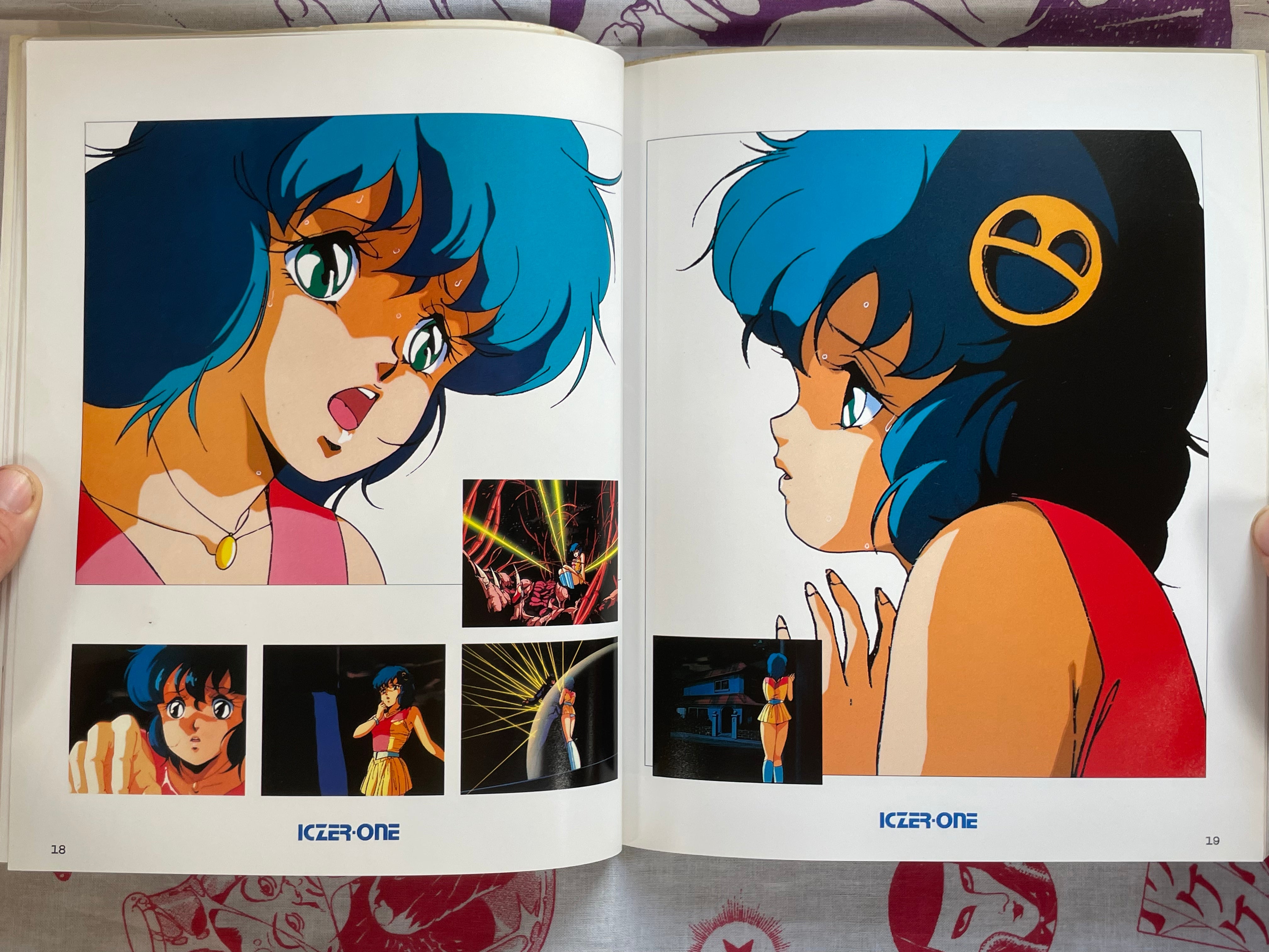 Fight!! Iczer-One Characters' Album by Hirano Toshihiro (1986)