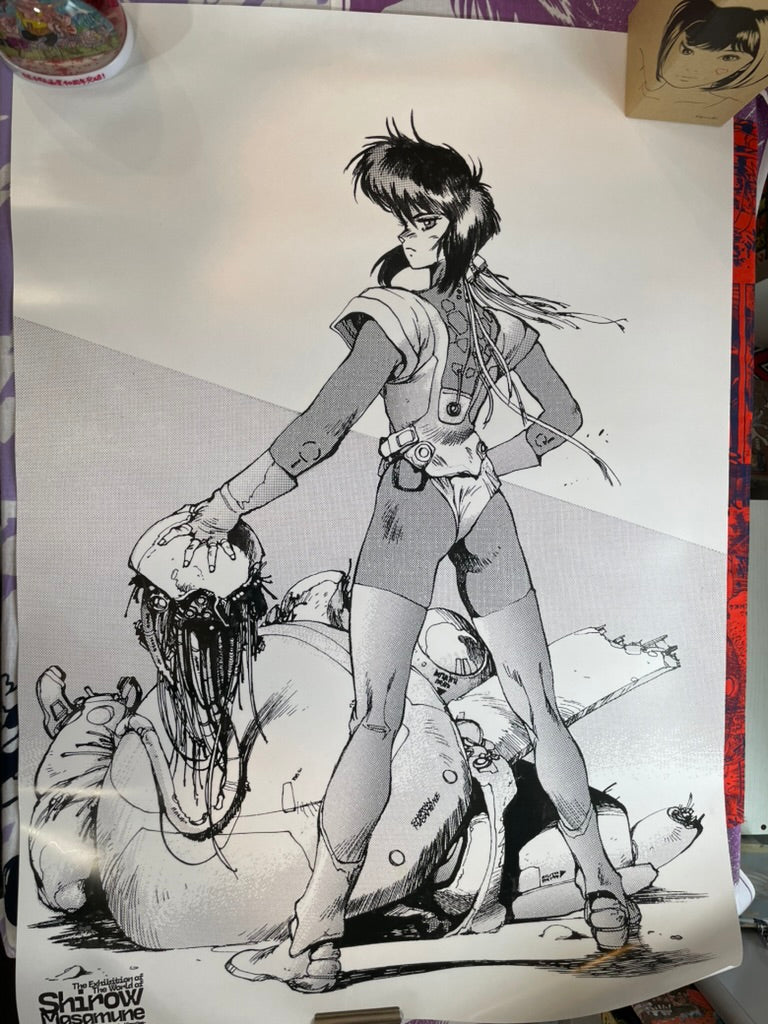 The Exhibition of the World of Shirow Masamune Ghost in the Shell Poster (B2 Size)