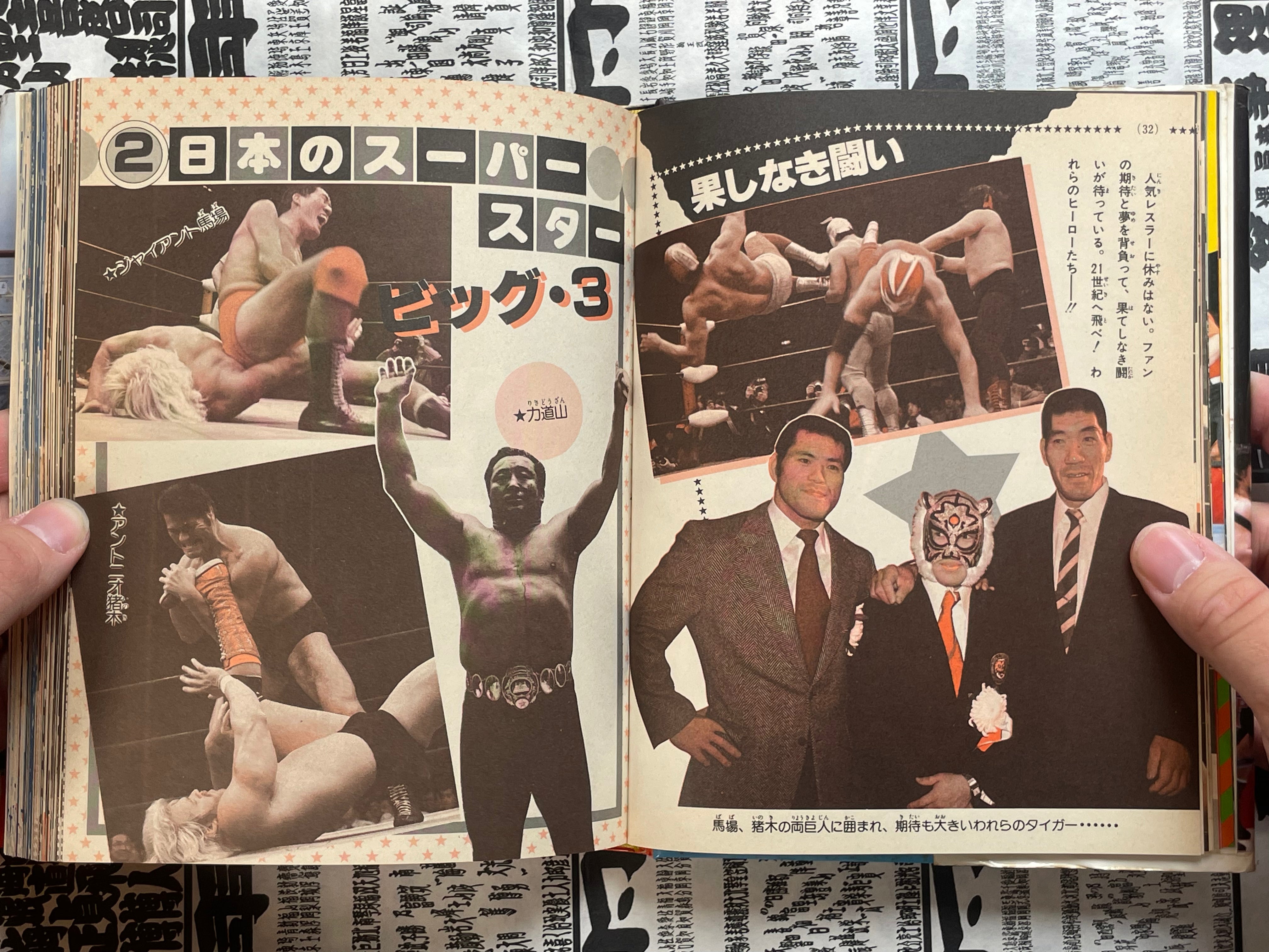 Let's Fight Pro Wrestling Picture Book by Shogakukan (1987)-thumbmail-8