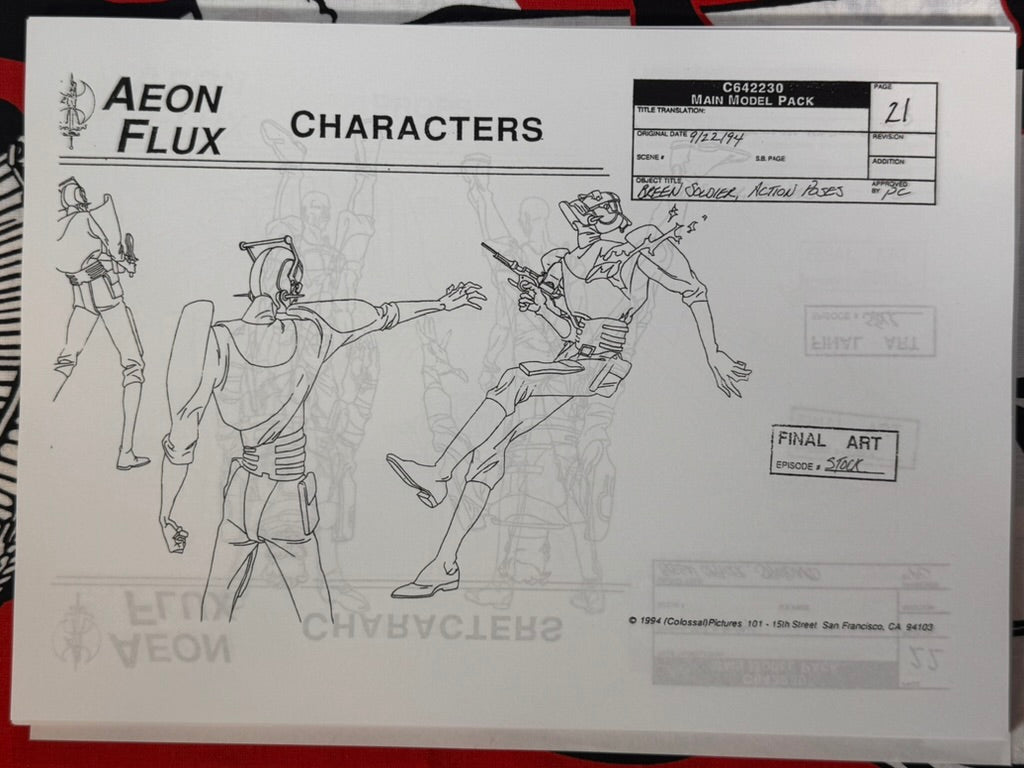 Aeon Flux Settei Animation Guides by Peter Chung (1991)-thumbmail-14
