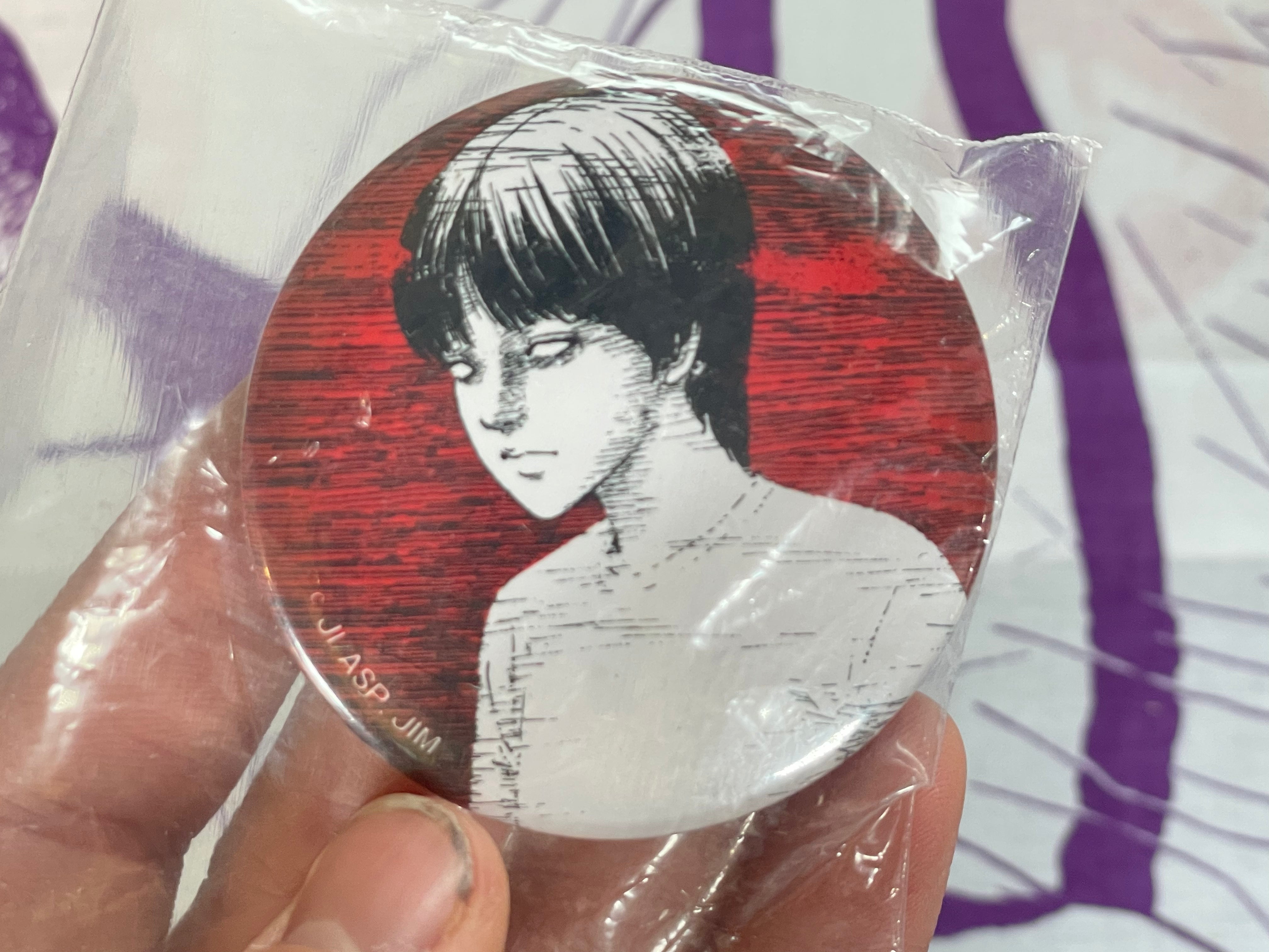 Junji Ito Can Badge