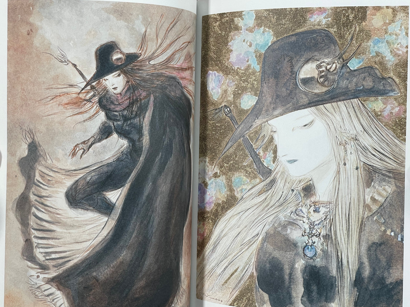 Collected Paintings of Amano's World Exhibition Catalog w Collected Paintings of Amano's World Exhibition Catalog w