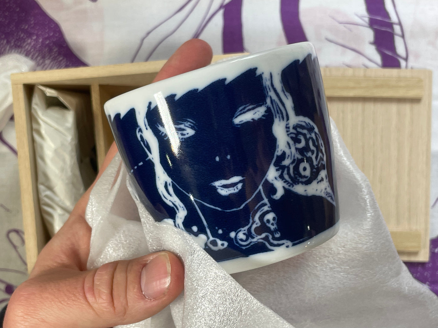 Katsuya Terada Sake Cup and Small Plate