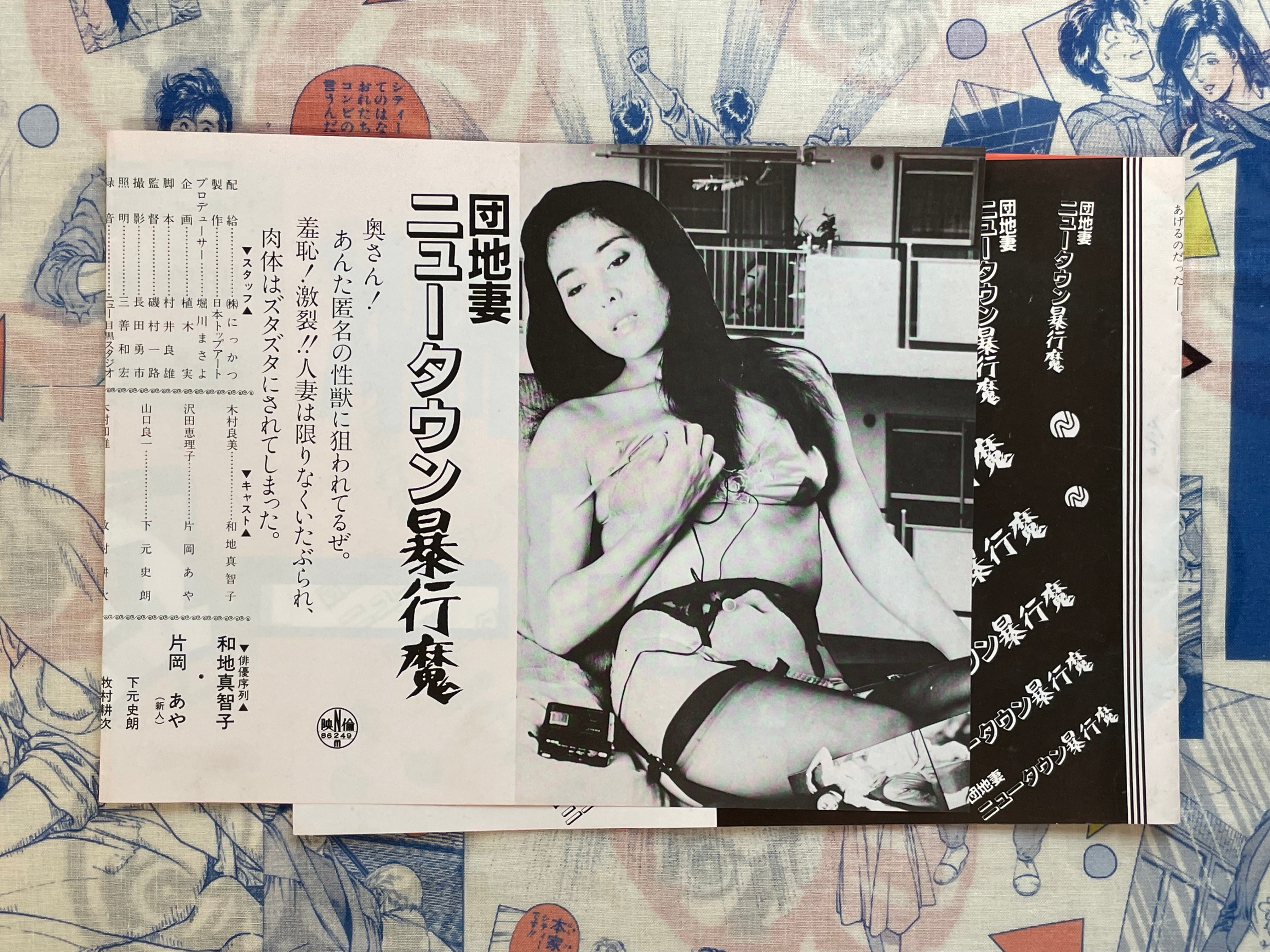 Movie Promo Poster: Danchi Wife New Town Assaulter (1987)