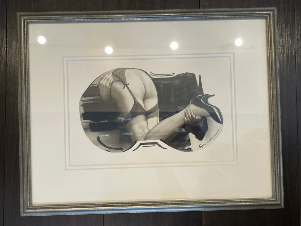 FRAMED ART Stockinged Legs by Harumi Nishimura / Syunhei (1999/11/28)-thumbmail-1