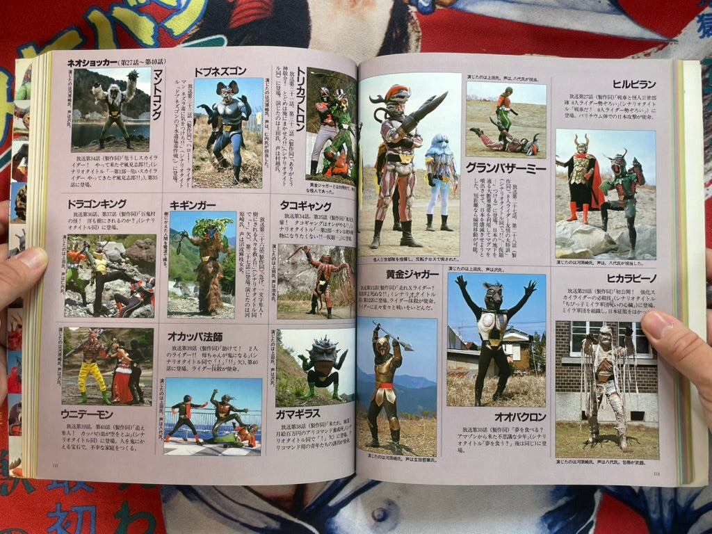 Kamen Rider Monster Encyclopedia by 15th Anniversary TV Magazine Special Edition (1986)-thumbmail-12