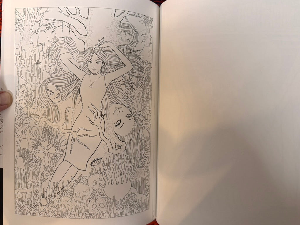 Junji Ito's 40th Anniversary Coloring Book Selection