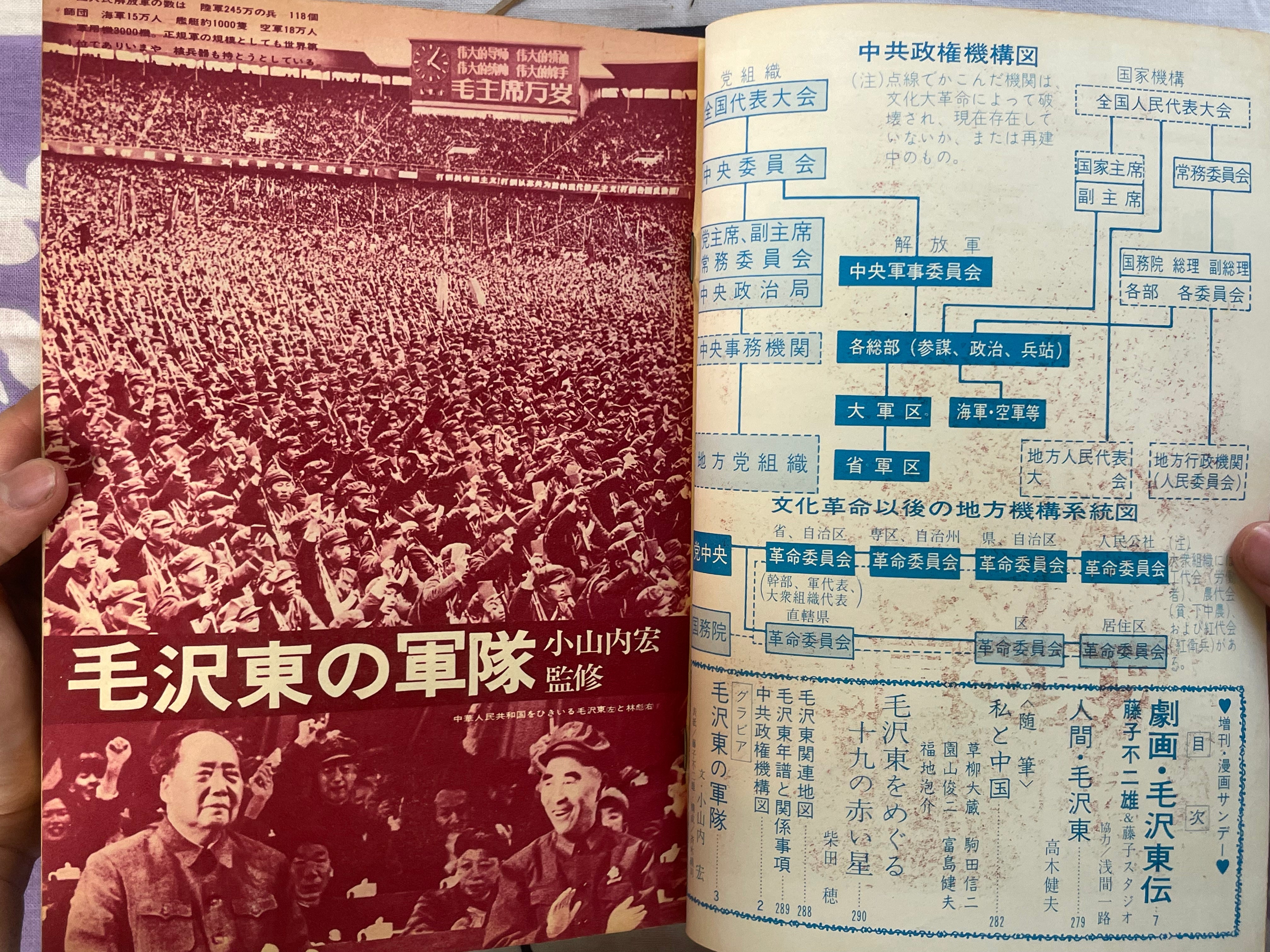 Gekiga Mao Zedong Biography by Fujiko Fujio A - Magazine Issue (1971/6)