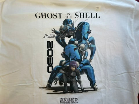 Ghost in the Shell Stand Alone Complex T-Shirt - White/XL
