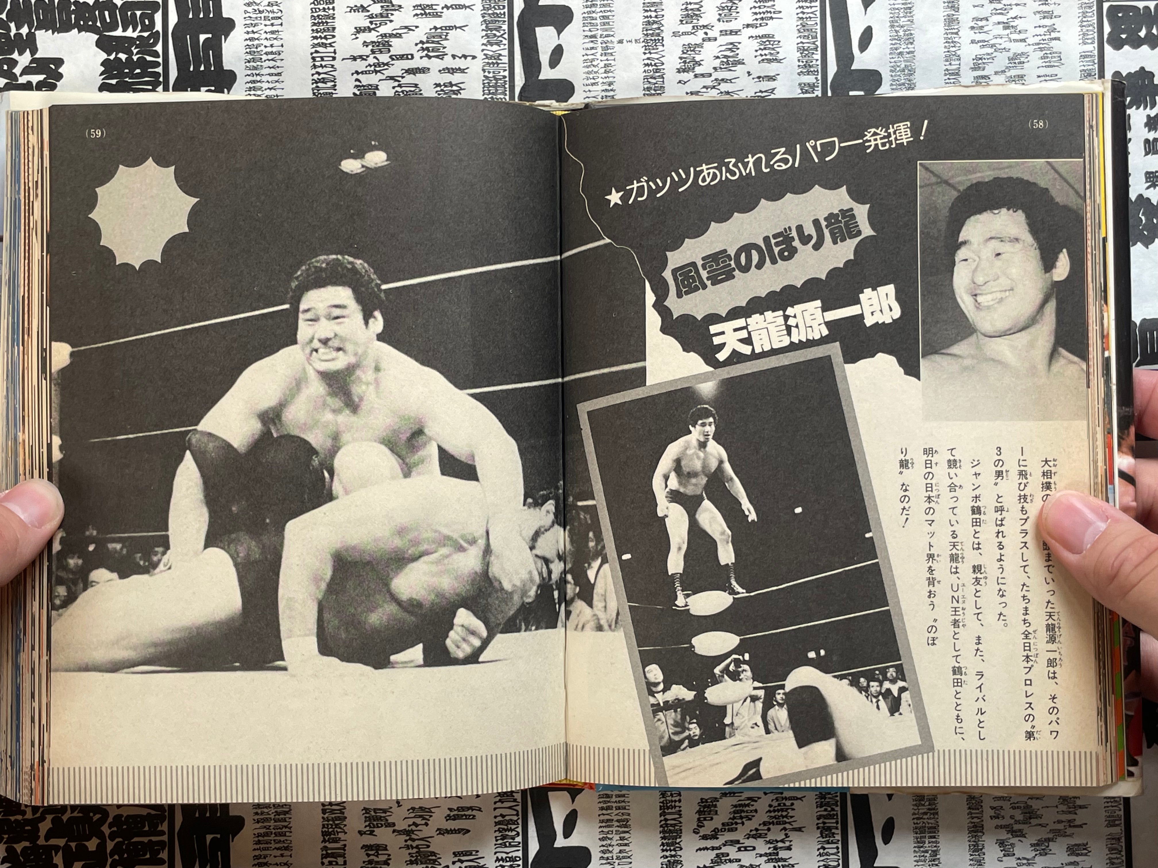 Let's Fight Pro Wrestling Picture Book by Shogakukan (1987)-thumbmail-10