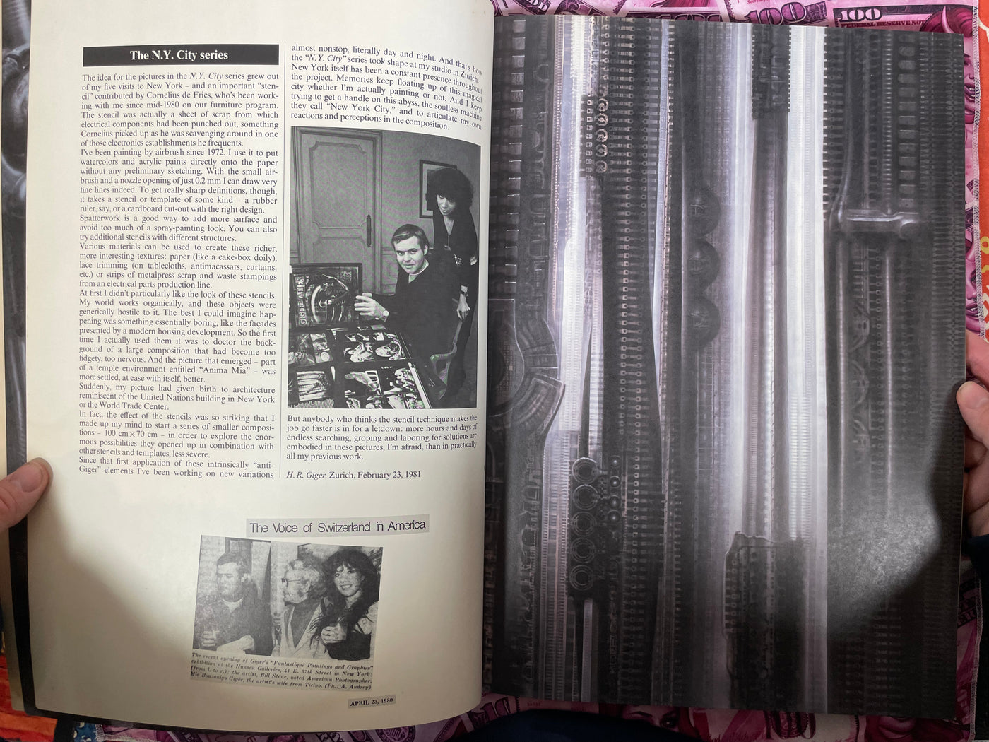 H.R.Giger N.Y. City (1981)