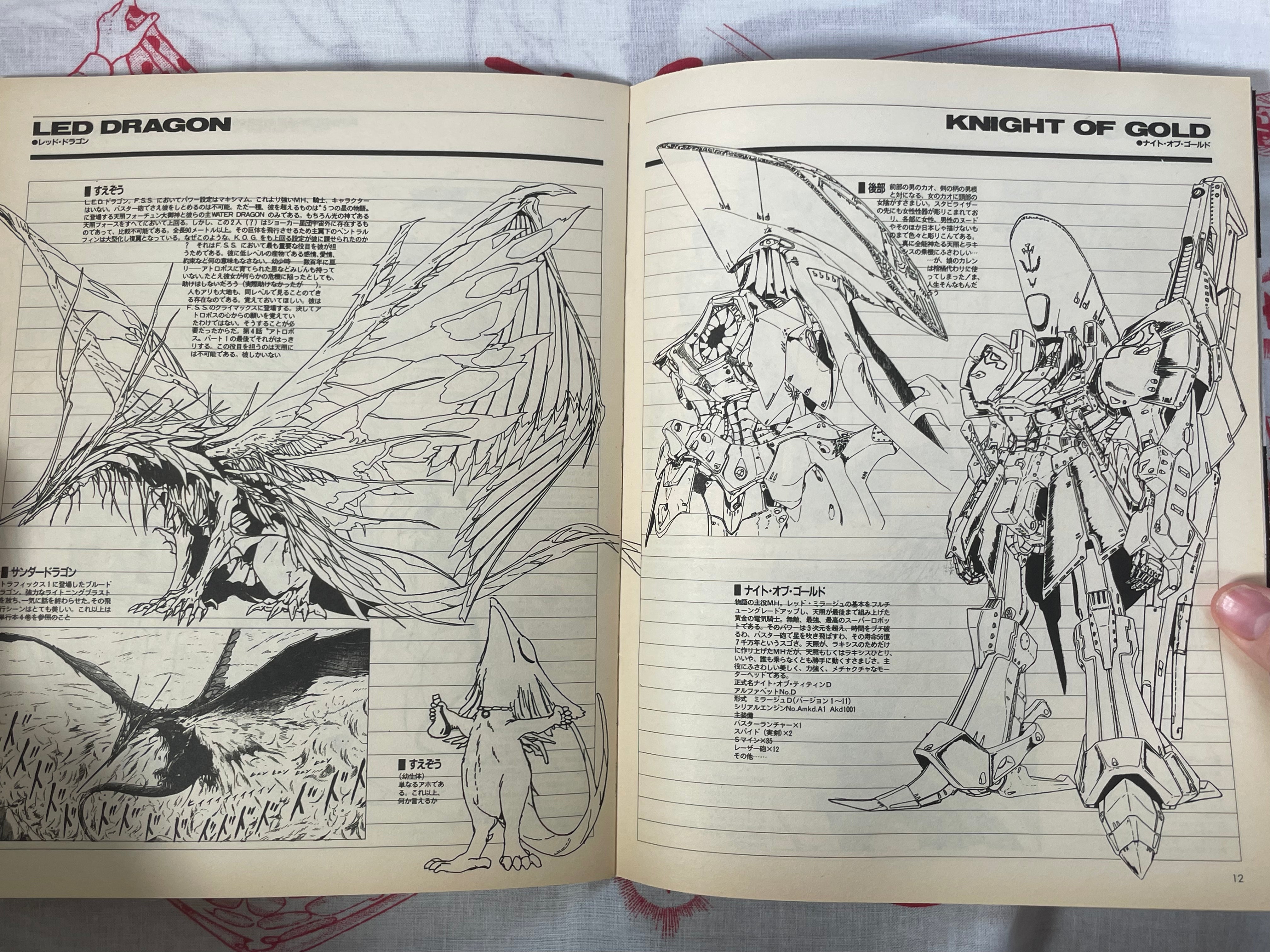 The Official Art of The Five Star Stories by Mamoru Nagano (1992)