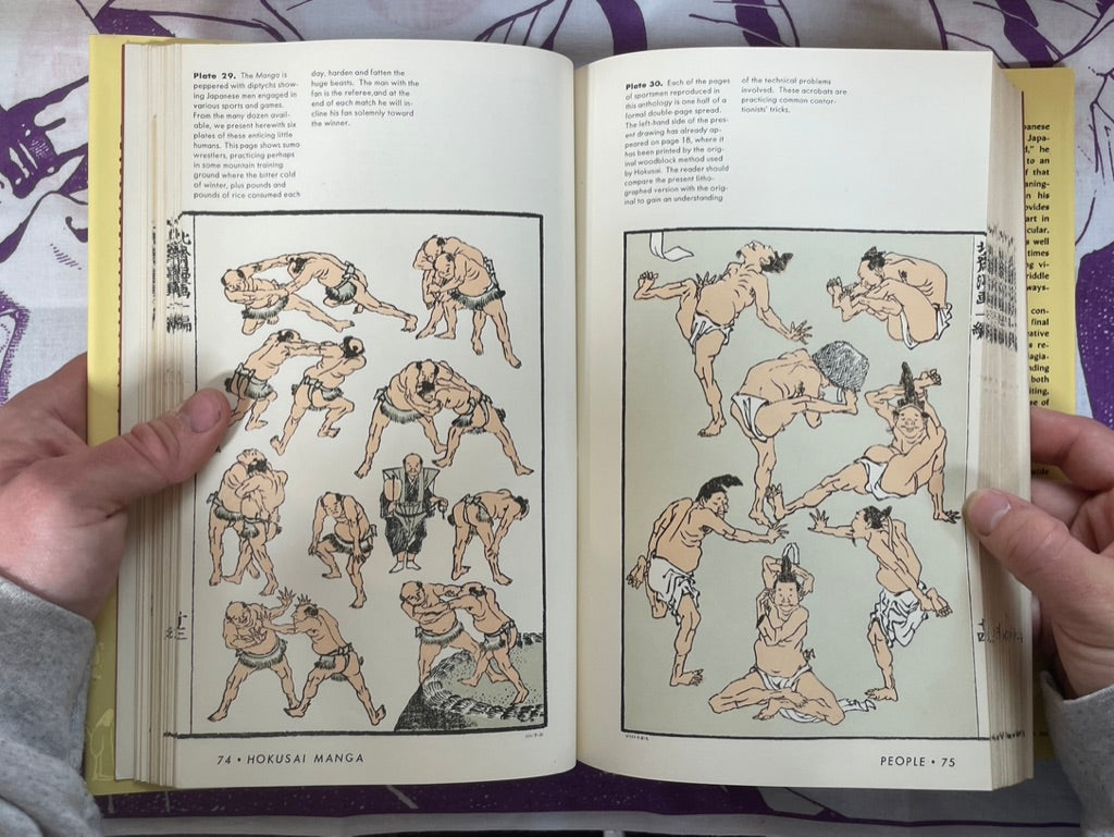 The Hokusai Sketch-Books - hardcover + slipcover by James A. Michener (1958)