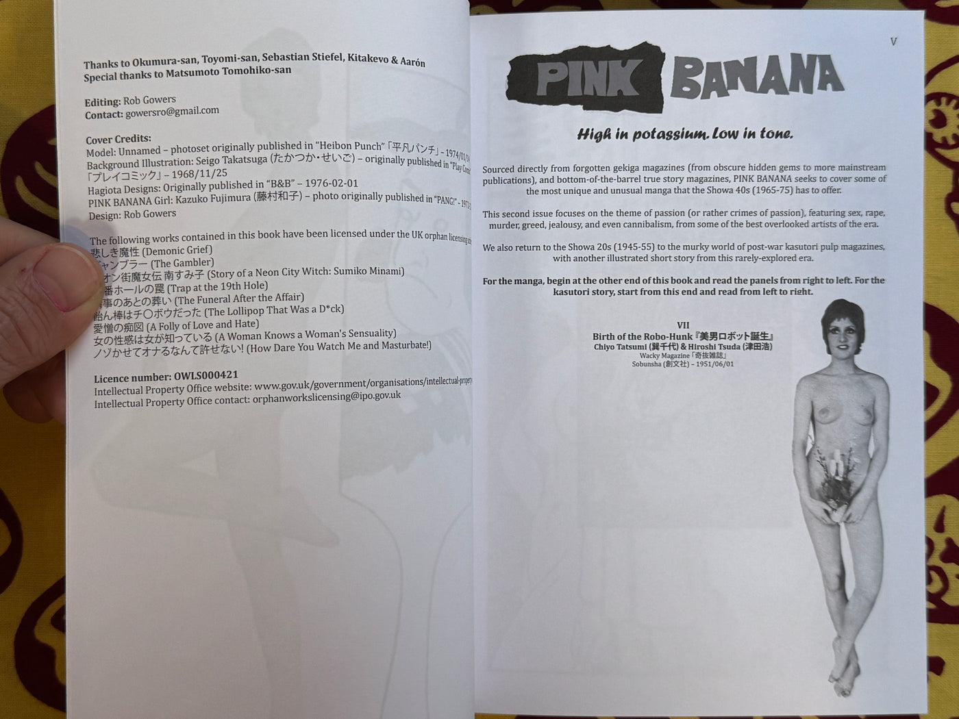 Pink Banana 2 Anthology Produced by Rob Gowers