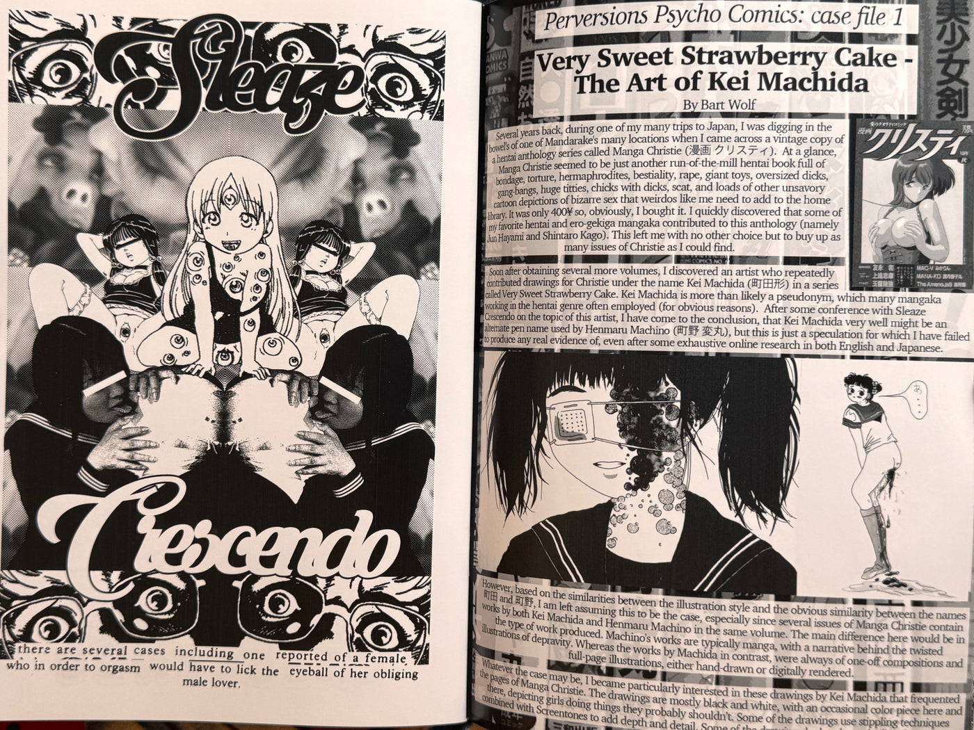 Sleaze Crescendo Issue One w/ Limited Poster & Sticker