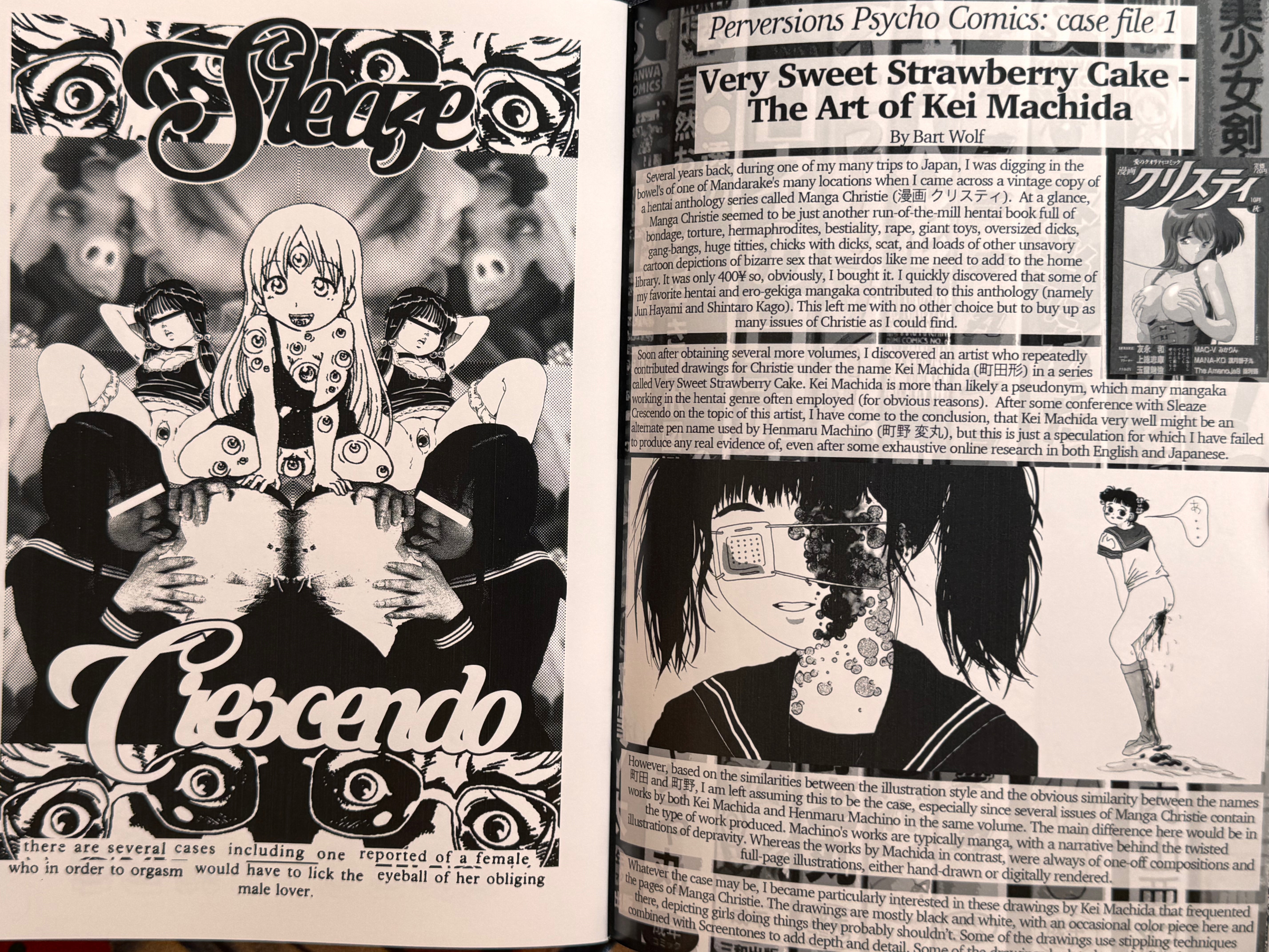 Sleaze Crescendo Issue One w/ Limited Poster & Sticker