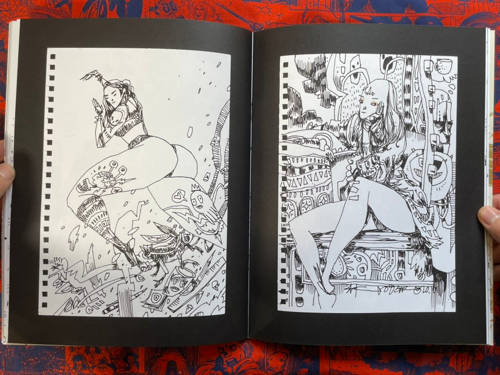 Jim Mahfood The Ballpoint Slayer Vol. 2 X Japan Book Hunter 3/3 Limited (2025)