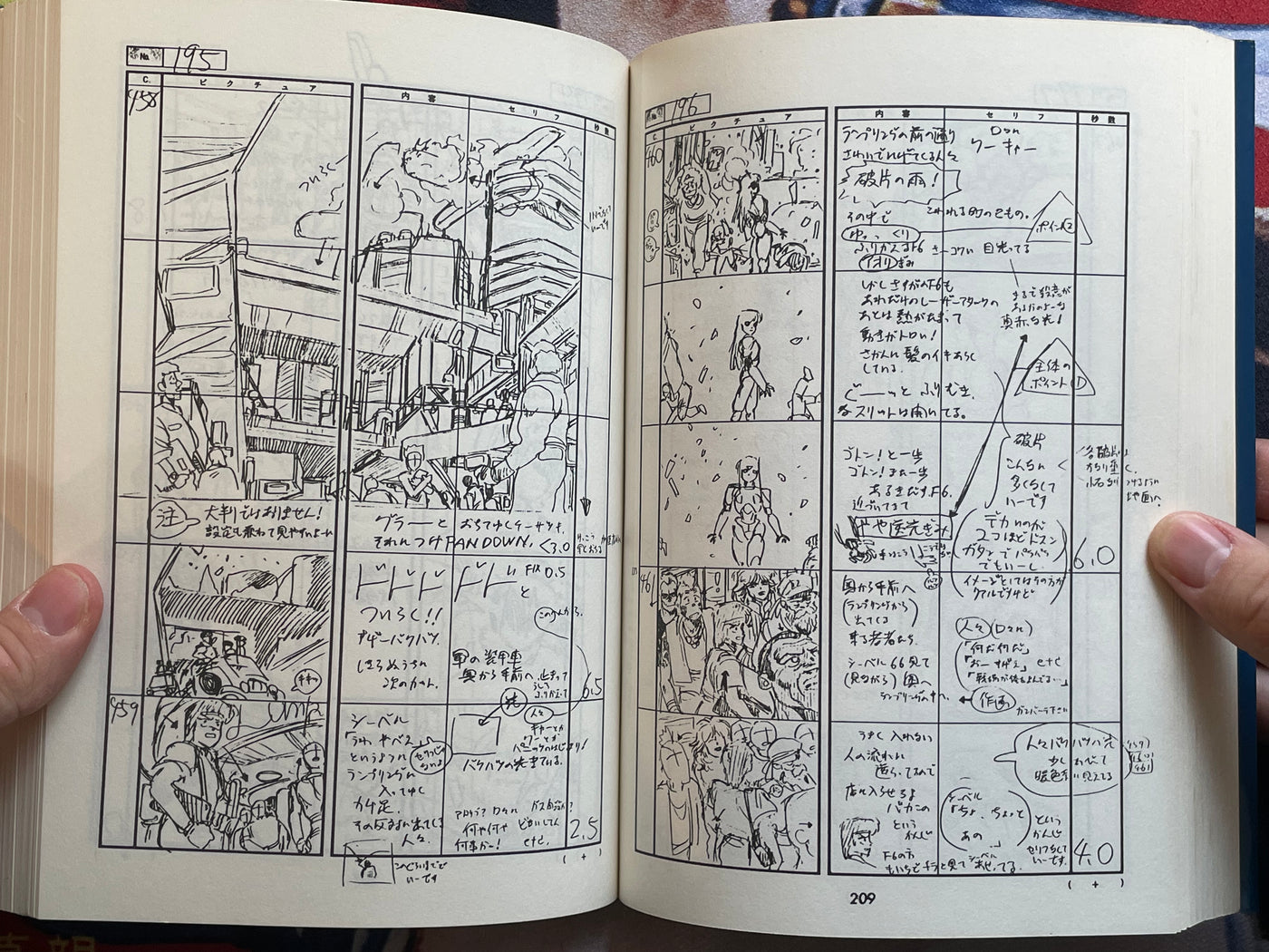 Black Magic M-66 Storyboards by Shirow Masamune (1992)