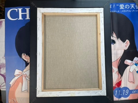 FRAMED ART Nude with Blue Wall by Kaph (1990s)-thumbmail-3
