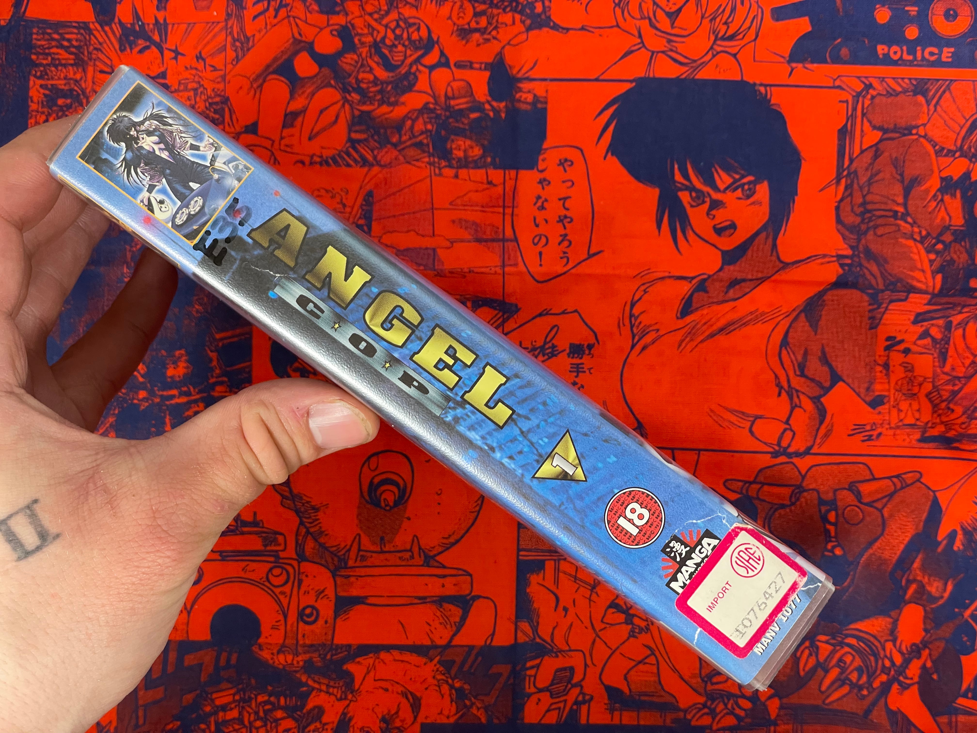 Angel Cop 1 & 6 VHS (PAL)