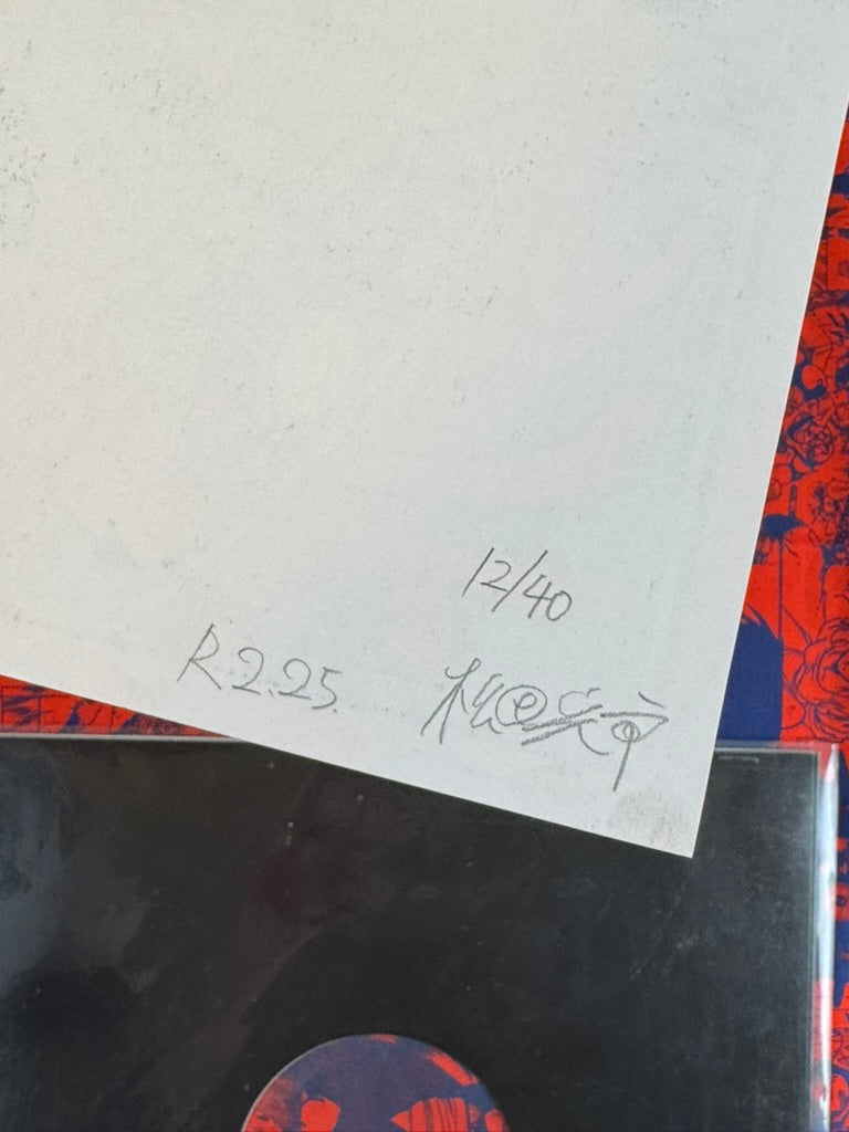 SIGNED (12/40 Limited) Kouichi Matsuda Art Print in Record Sleeve