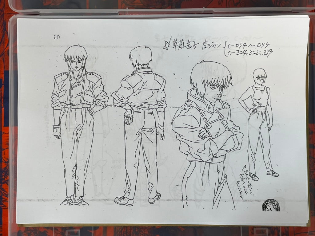 Ghost in the Shell Settei Shiryoshi Set (170 Pages/Photocopies)