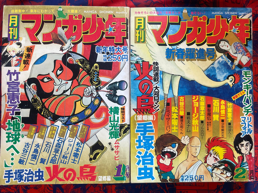 Monthly Manga Shonen Magazine 1-12 Full Set (1977)