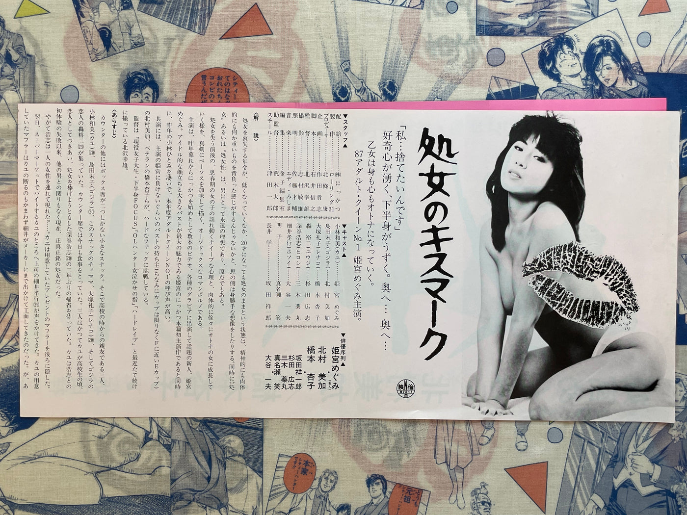 Movie Promo Poster: Virgin Kiss Mark (1987)