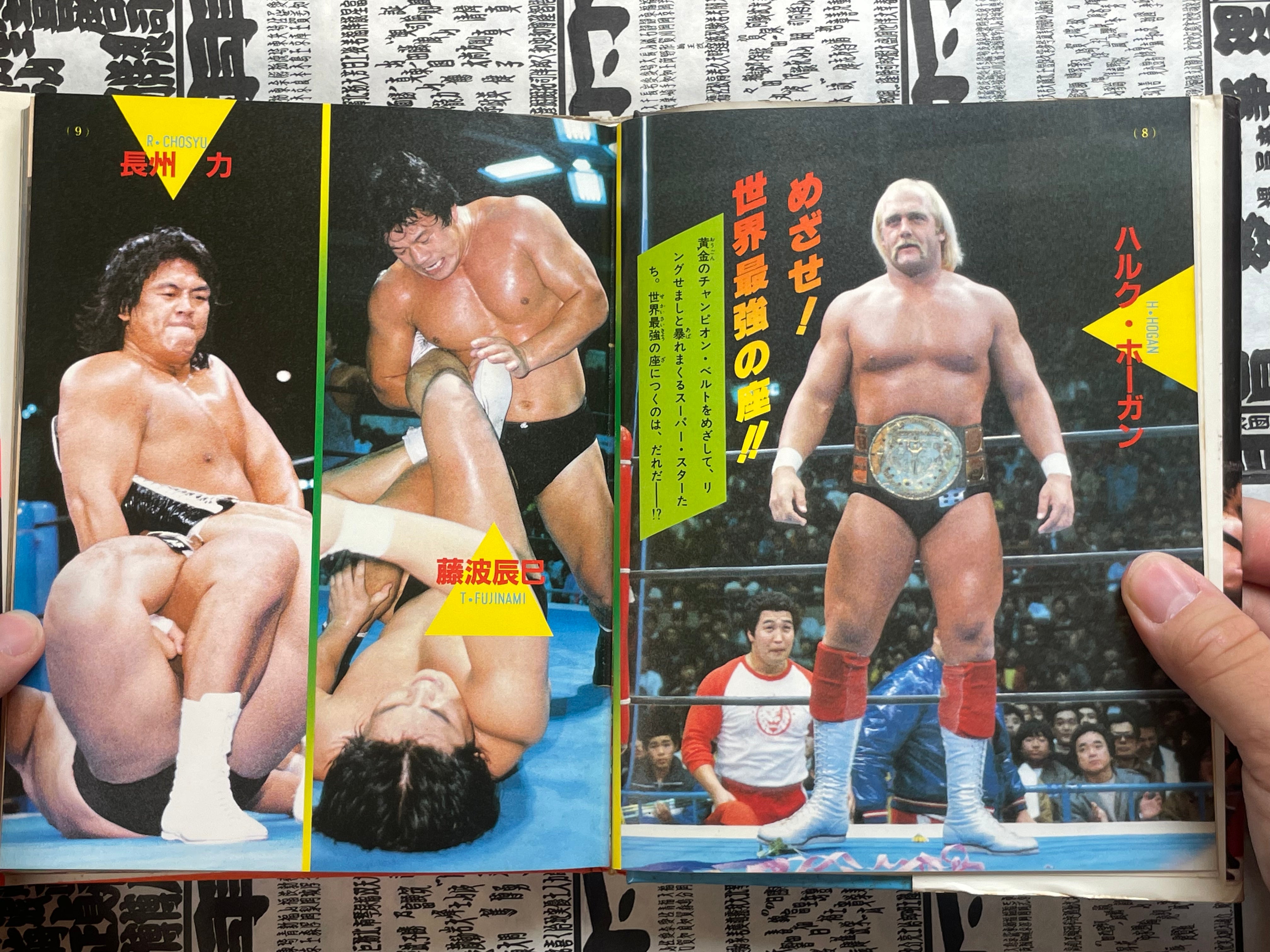 Let's Fight Pro Wrestling Picture Book by Shogakukan (1987)-thumbmail-4