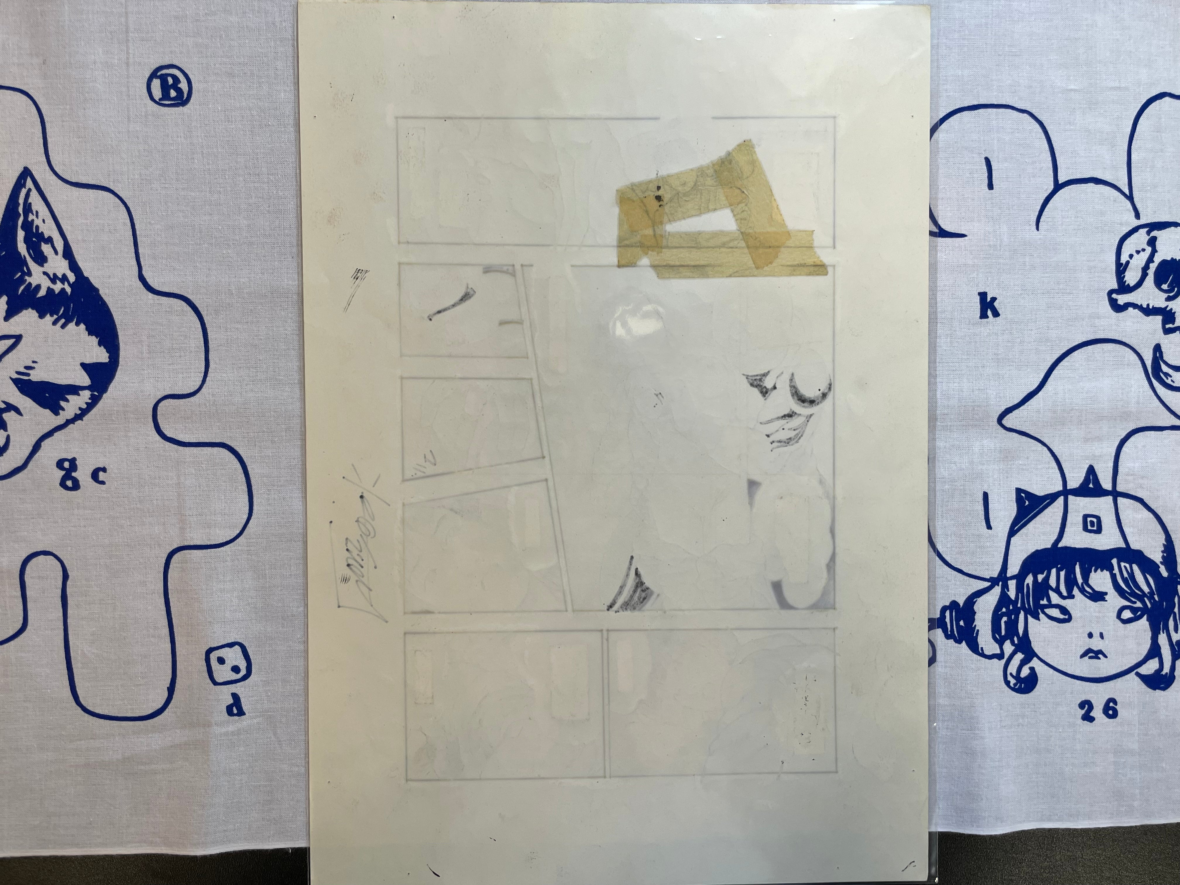 SIGNED Toshio Maeda's "La Blue Girl" Genga Page 2-thumbmail-8