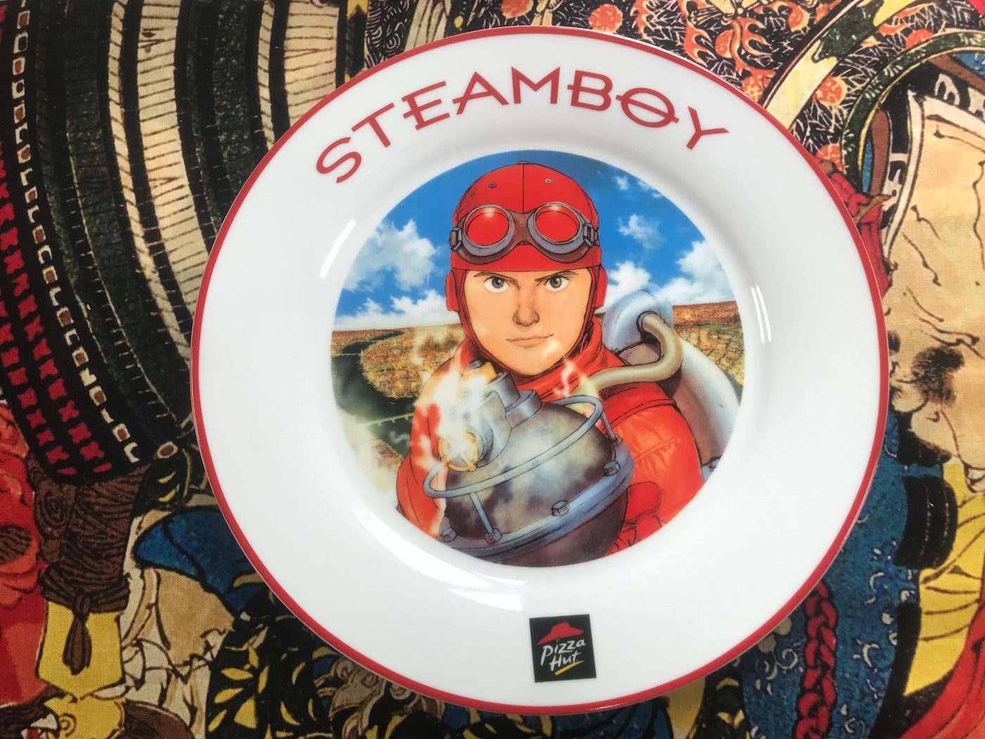 Steamboy x Pizza Hut Collaboration Plate (Creased Box)