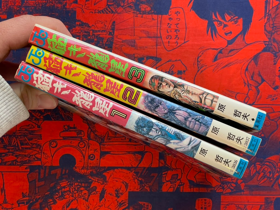 Fierce Dragon Star 1-3 Full Set by Tetsuo Hara (1995)