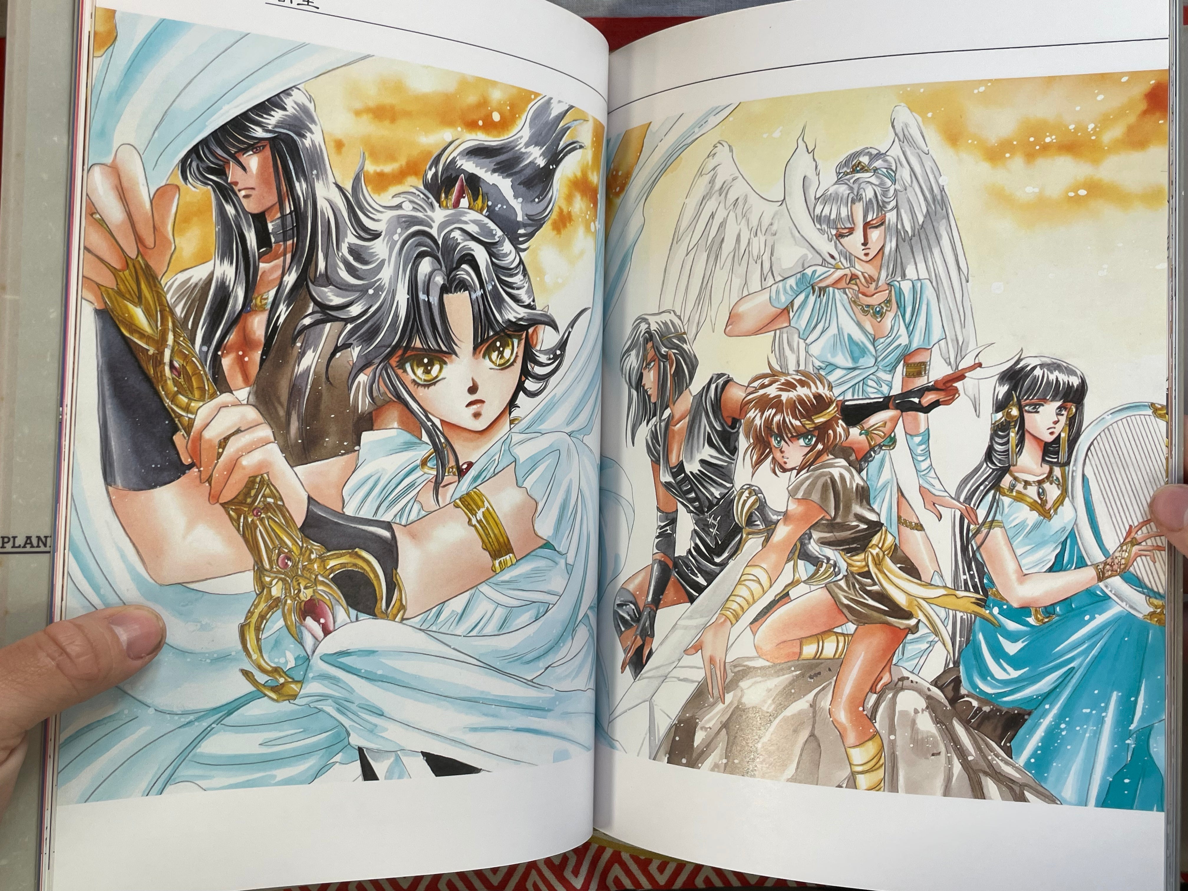 Hiten Muma RG Veda Illustrations 2 Book Box Set by Clamp (1991)