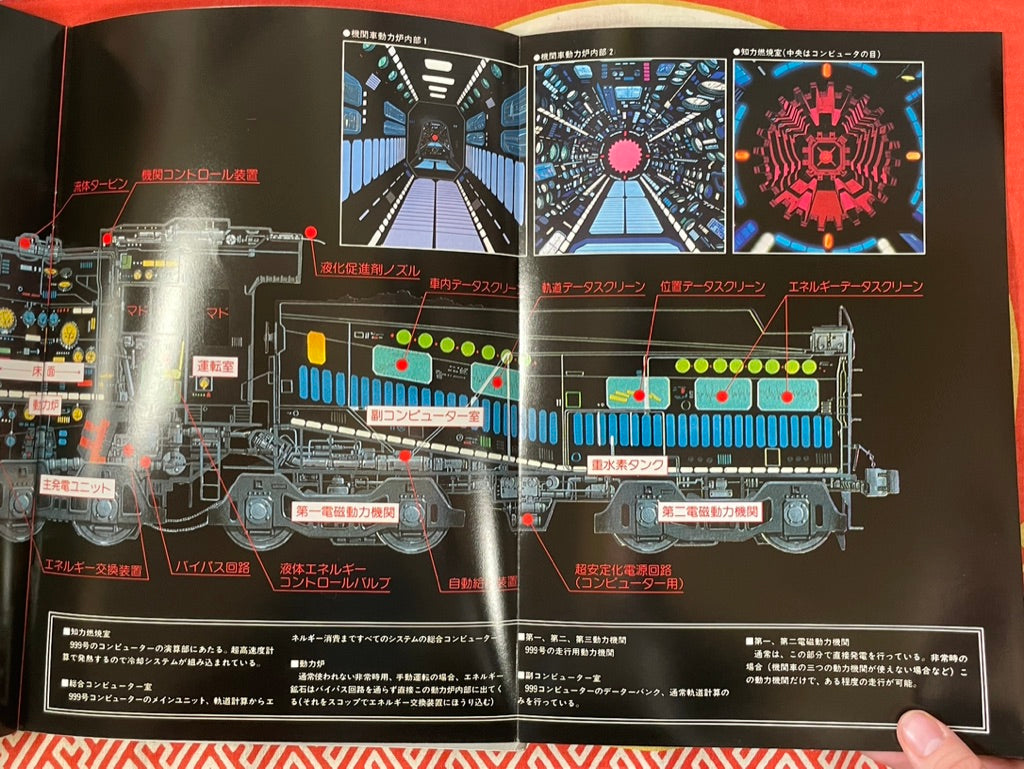 Two Movie Pamphlets: Farewell Galaxy Express 999 & Galaxy Express